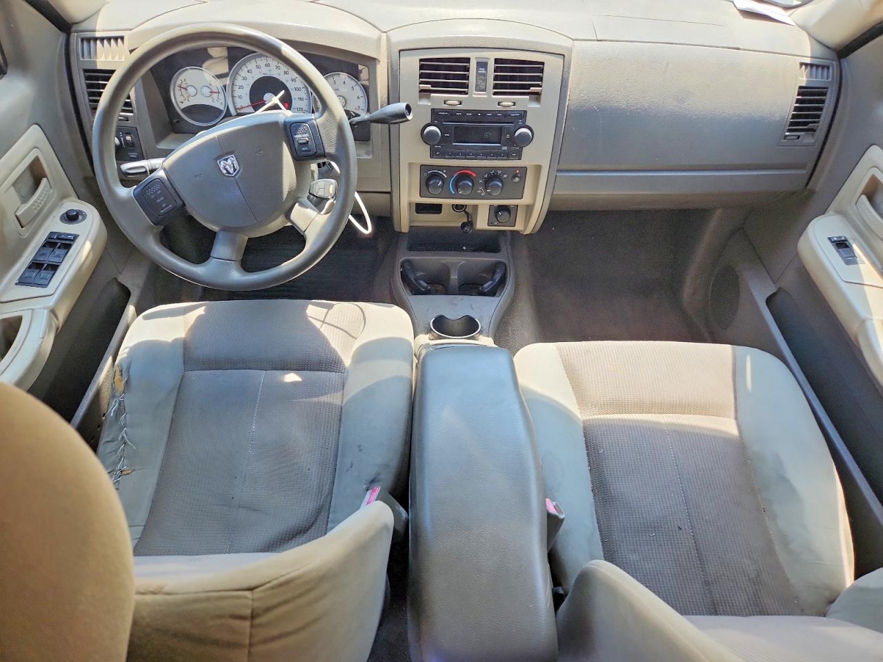 2005 Dodge Dakota Quad Slt Beige vin: 1D7HW48NX5S110841