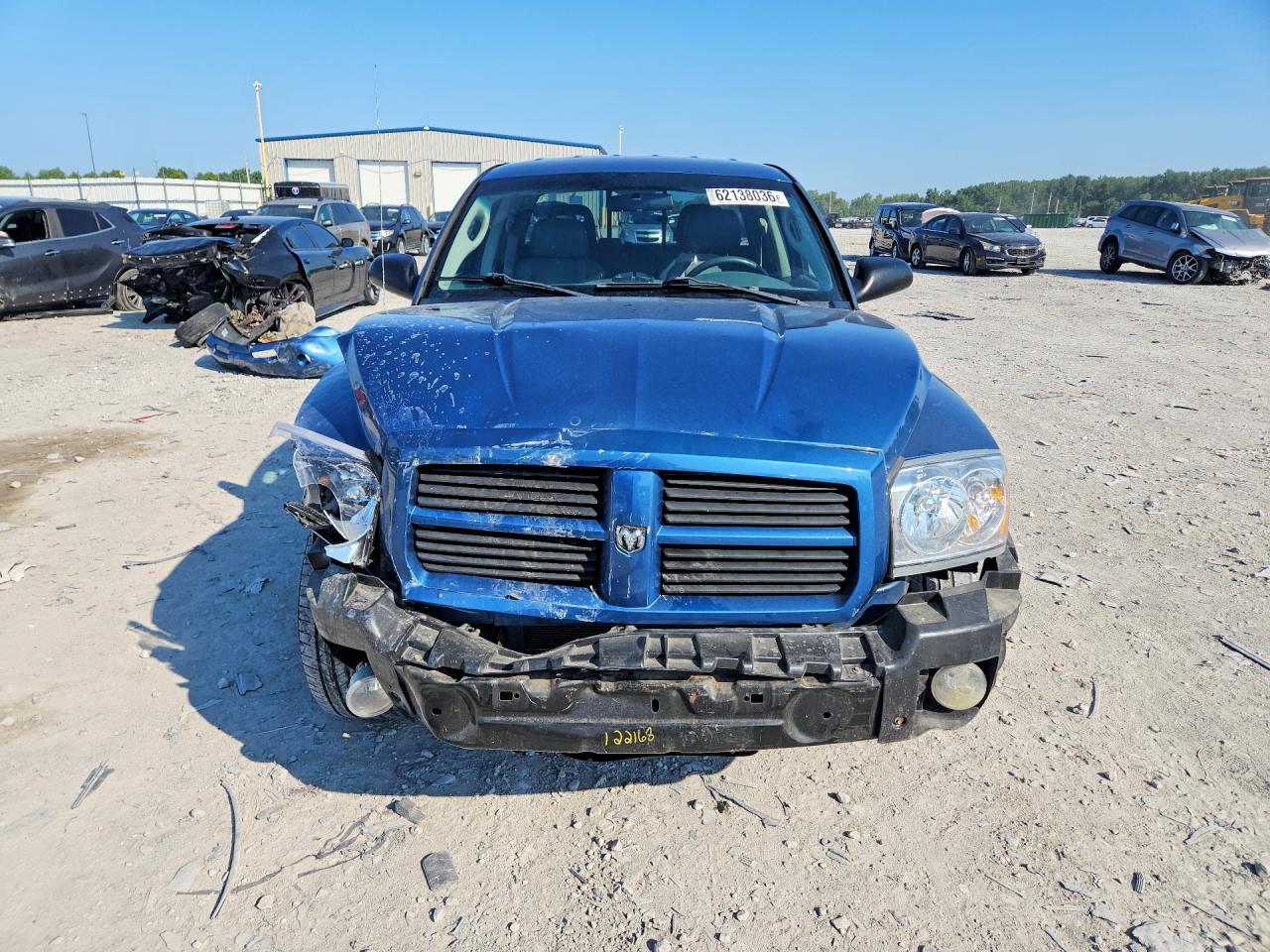 2006 Dodge Dakota Quad Slt Blue vin: 1D7HW48NX6S679223