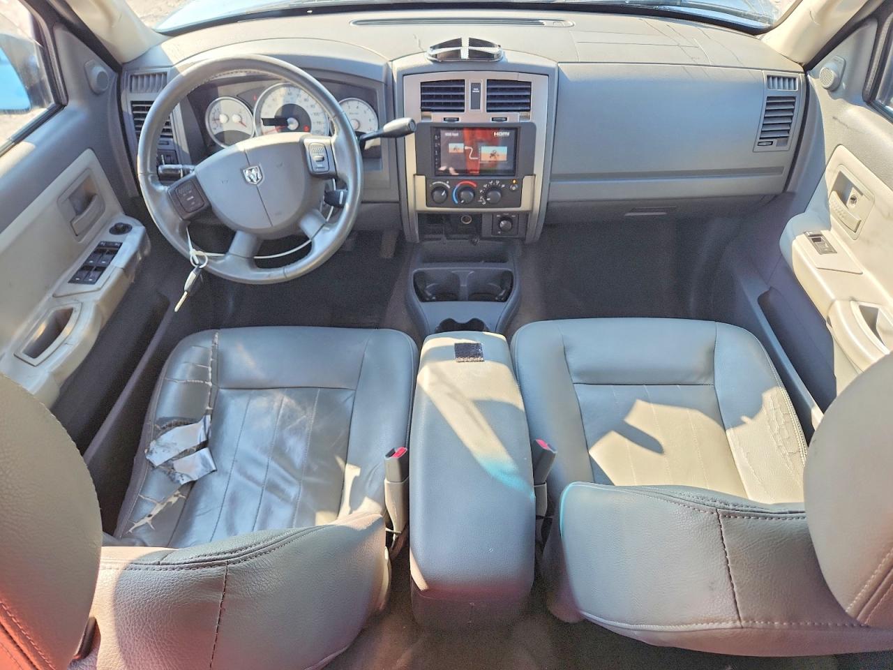2006 Dodge Dakota Quad Slt Blue vin: 1D7HW48NX6S679223