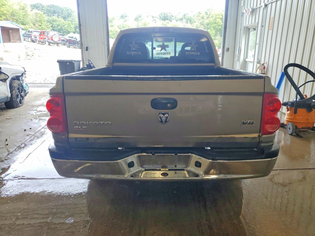 2006 Dodge Dakota Quad Slt Brown vin: 1D7HW48NX6S716058