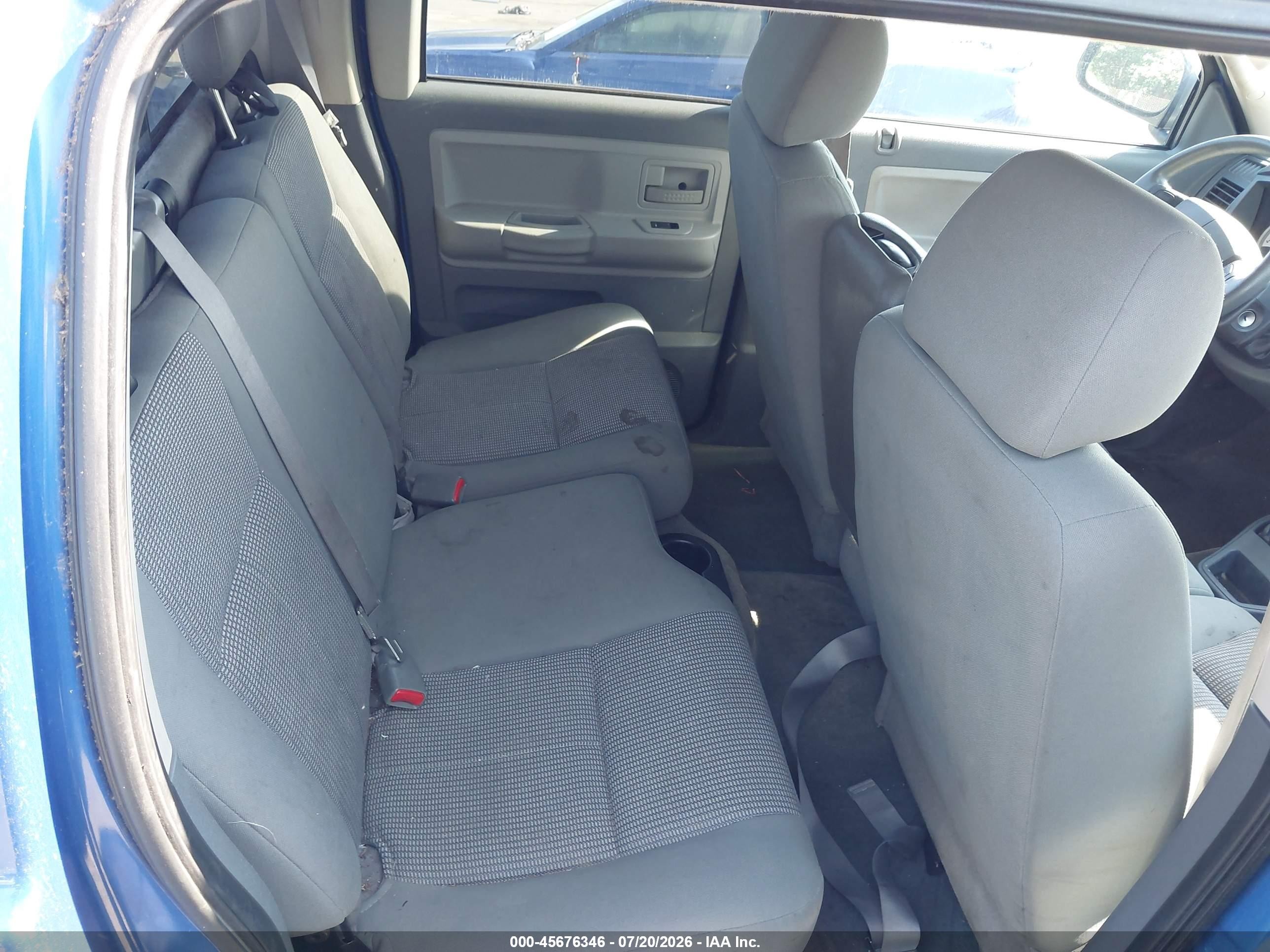 2007 Dodge Dakota Slt Blue vin: 1D7HW48P27S259345