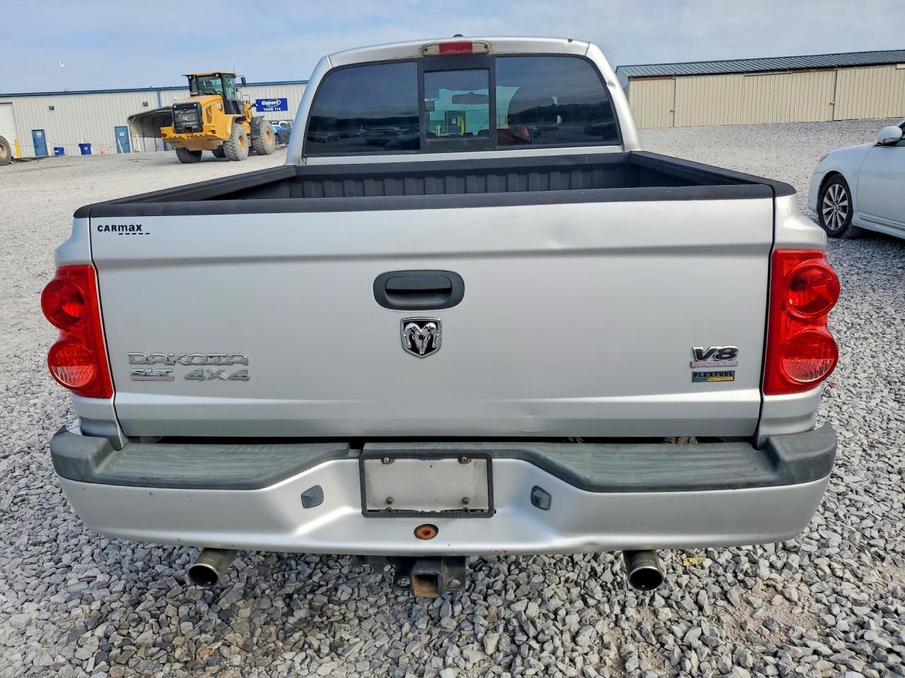 2007 Dodge Dakota Quad Slt Silver vin: 1D7HW48P37S212566
