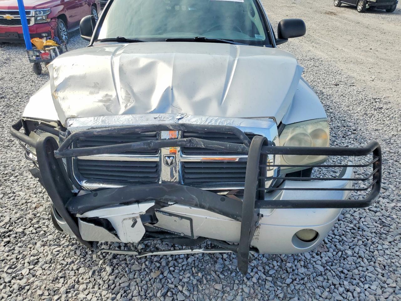 2007 Dodge Dakota Quad Slt Silver vin: 1D7HW48P37S212566