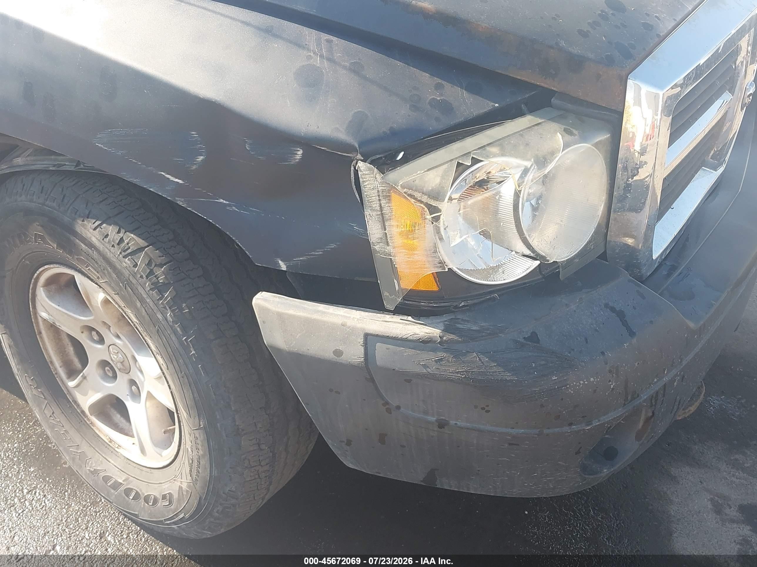 2007 Dodge Dakota Slt Dark Blue vin: 1D7HW48P77S178034