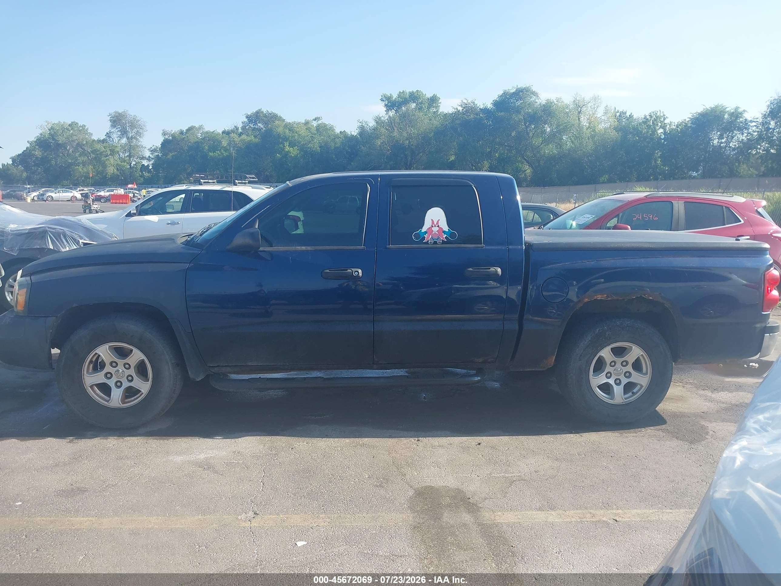 2007 Dodge Dakota Slt Dark Blue vin: 1D7HW48P77S178034