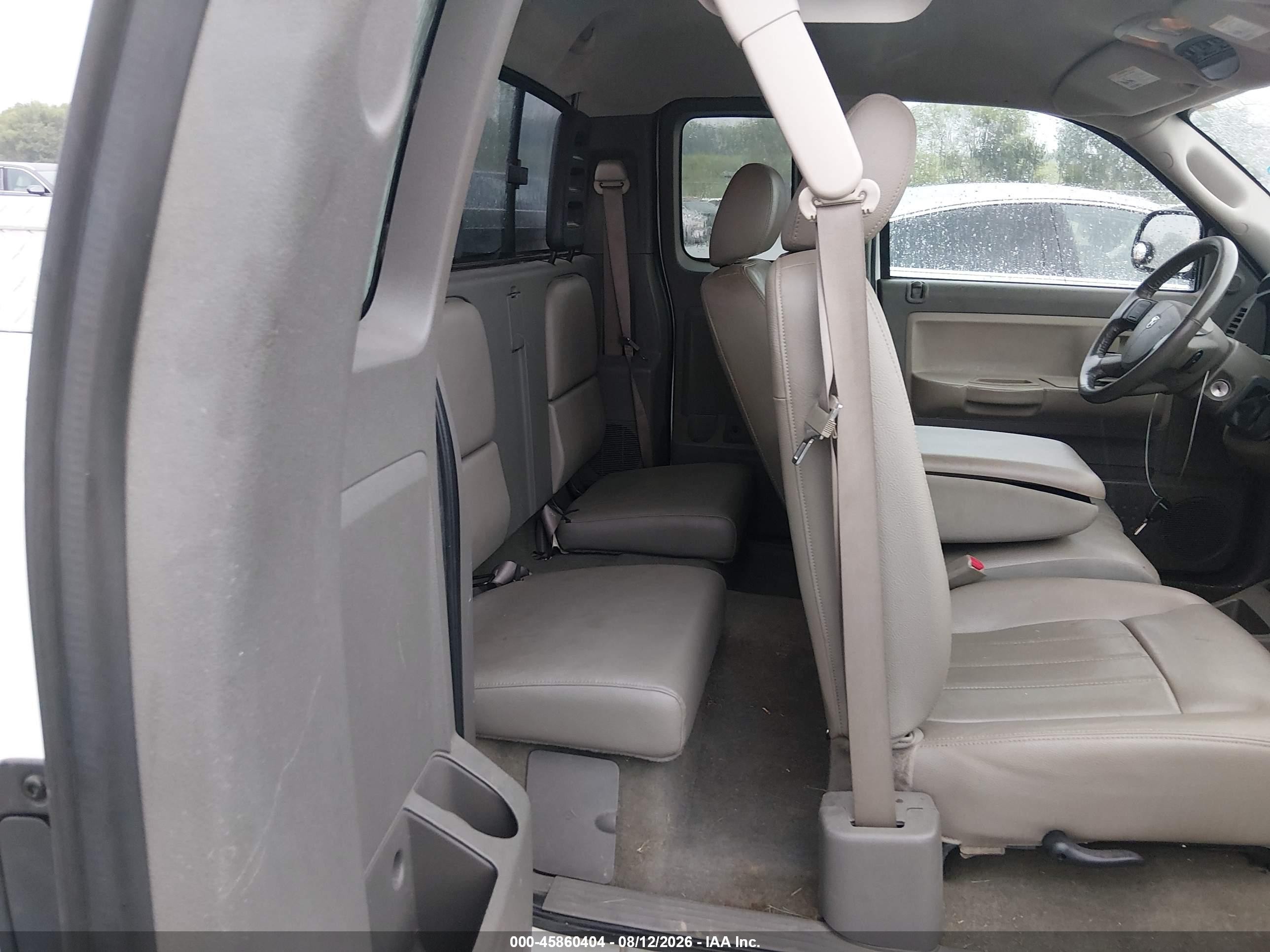 2005 Dodge Dakota Laramie Белый vin: 1D7HW52N05S103850