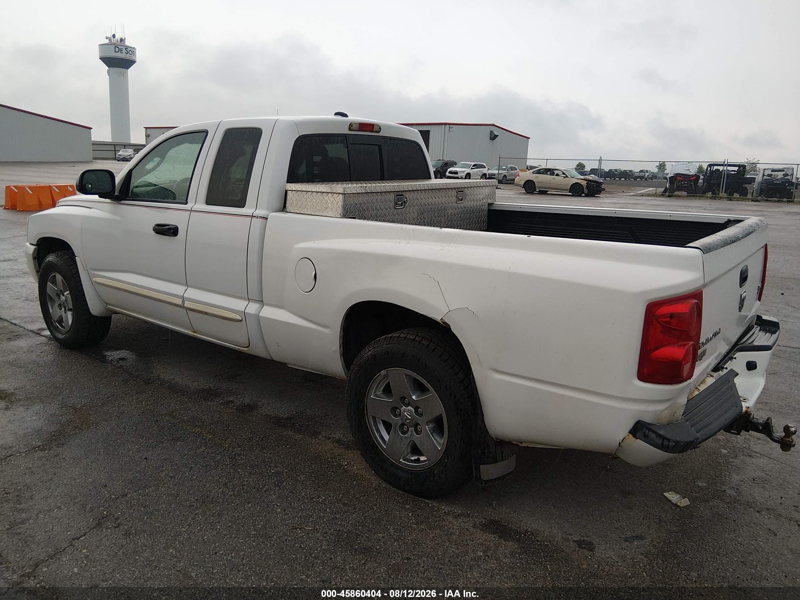 2005 Dodge Dakota Laramie Белый vin: 1D7HW52N05S103850