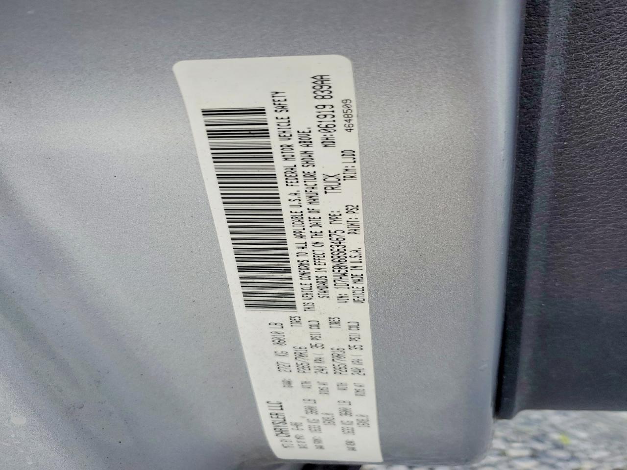 2008 Dodge Dakota Silver vin: 1D7HW58N68S634675