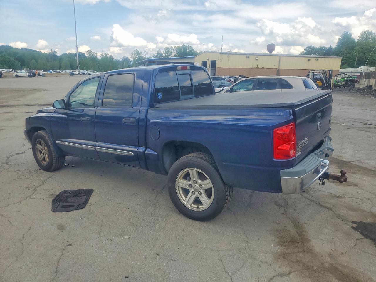 2007 Dodge Dakota Quad Laramie Blue vin: 1D7HW58PX7S185632