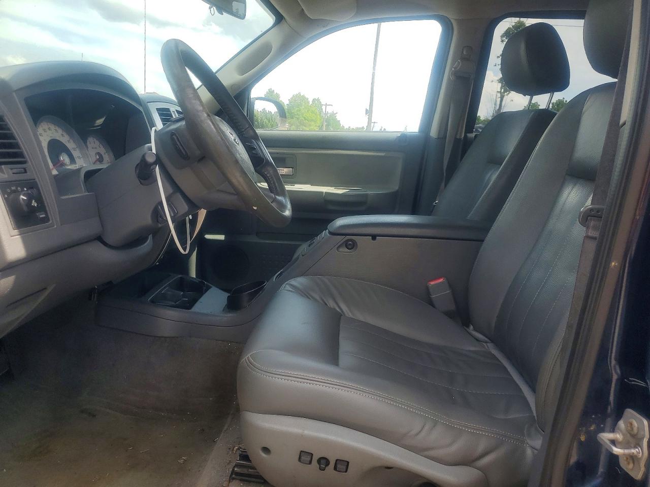 2007 Dodge Dakota Quad Laramie Blue vin: 1D7HW58PX7S185632