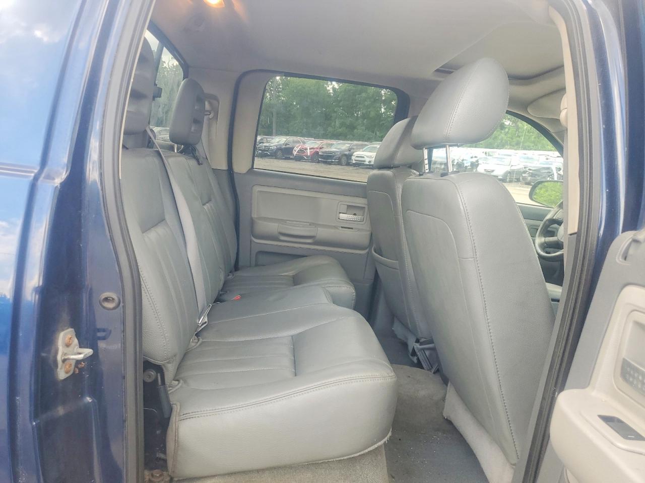 2007 Dodge Dakota Quad Laramie Blue vin: 1D7HW58PX7S185632