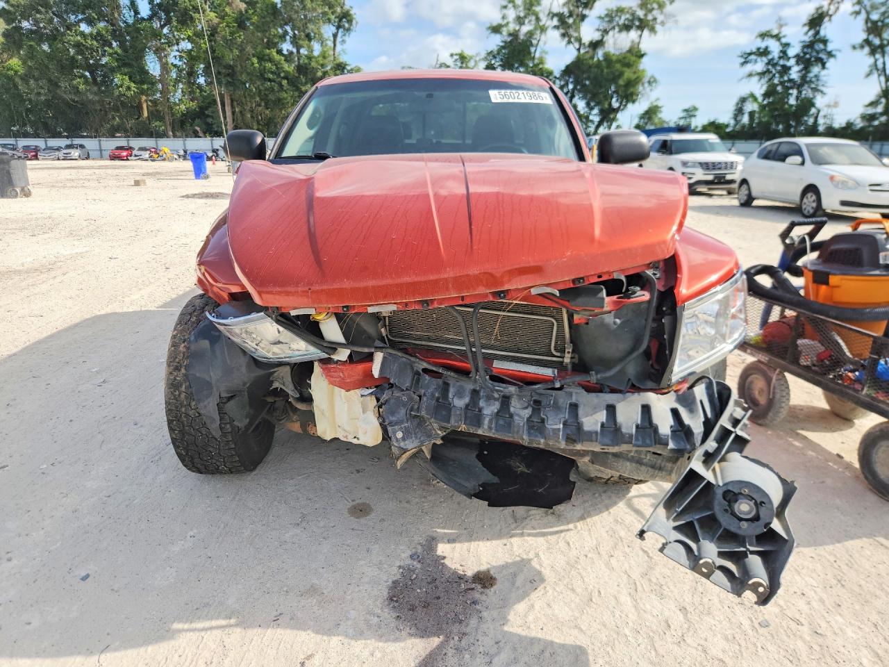 2008 Dodge Dakota Sport Orange vin: 1D7HW68N88S564103