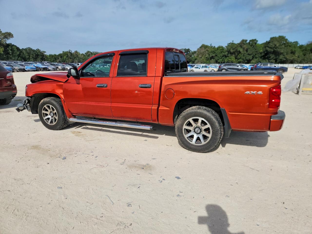 2008 Dodge Dakota Sport Orange vin: 1D7HW68N88S564103