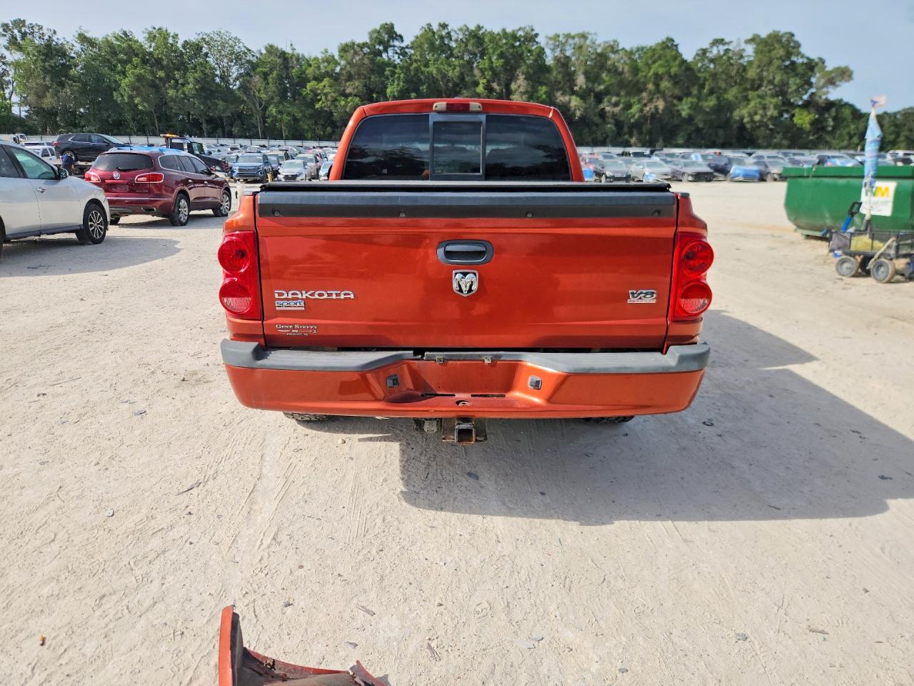 2008 Dodge Dakota Sport Orange vin: 1D7HW68N88S564103