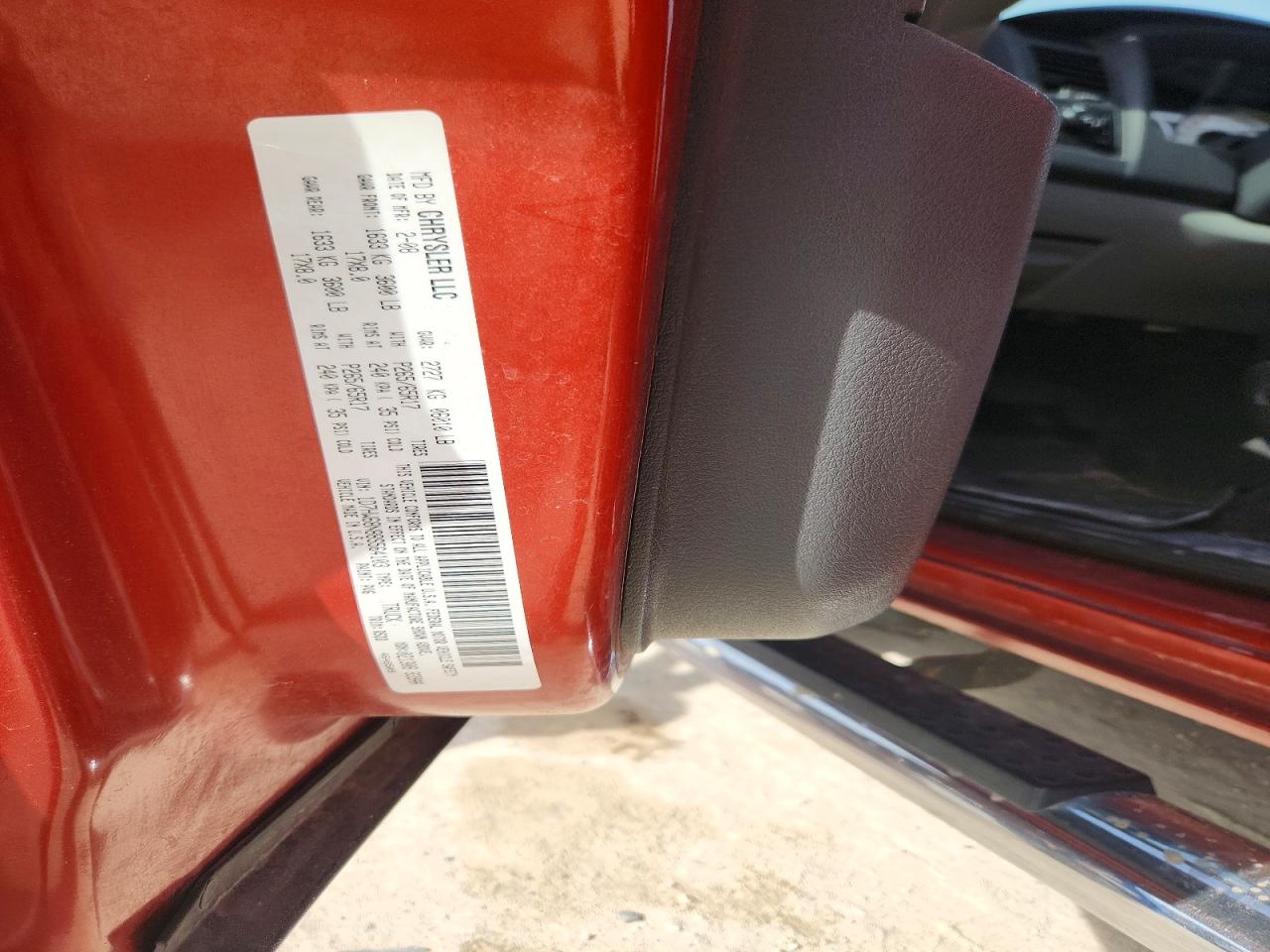 2008 Dodge Dakota Sport Orange vin: 1D7HW68N88S564103