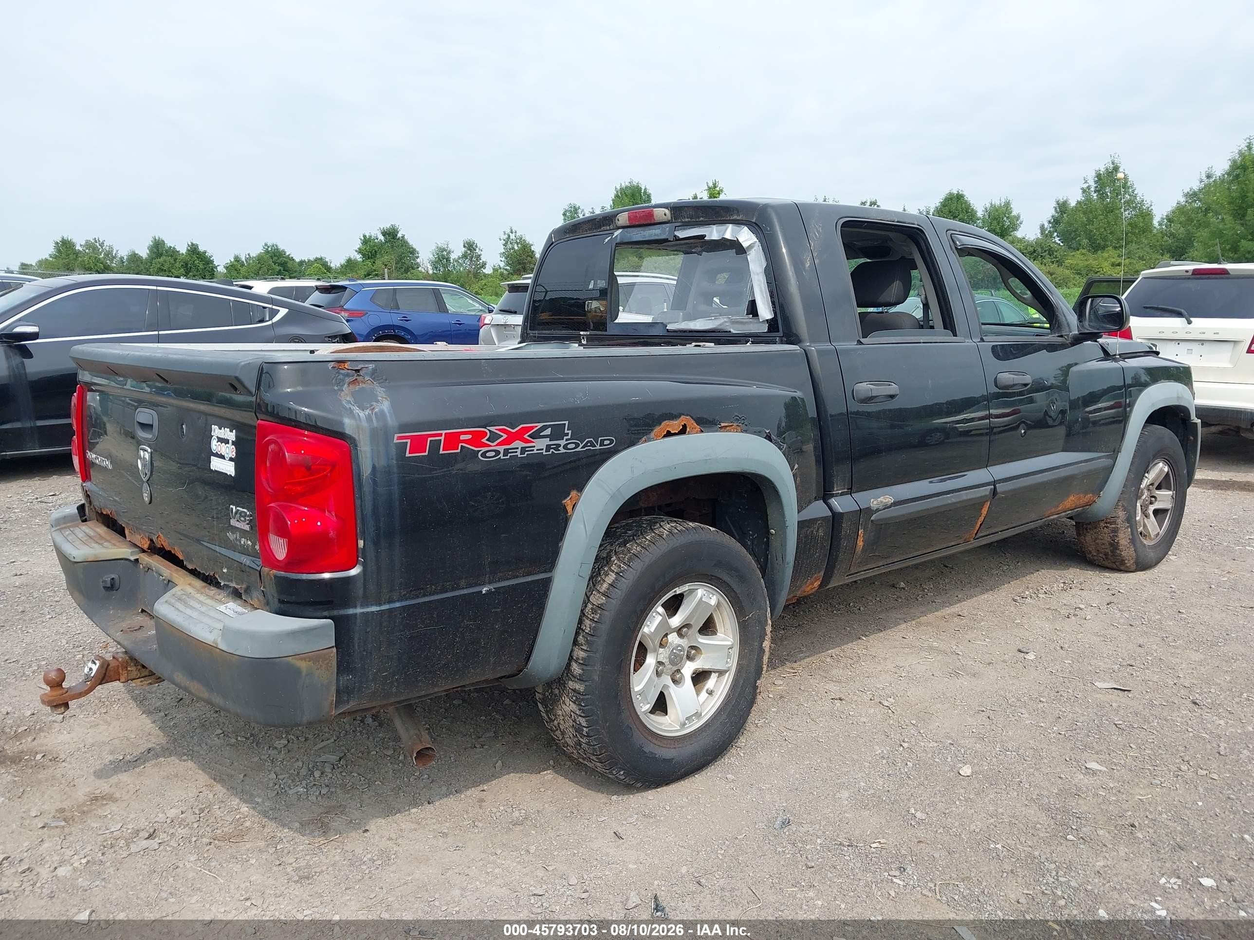 2008 Dodge Dakota Trx Black vin: 1D7HW78N08S532641