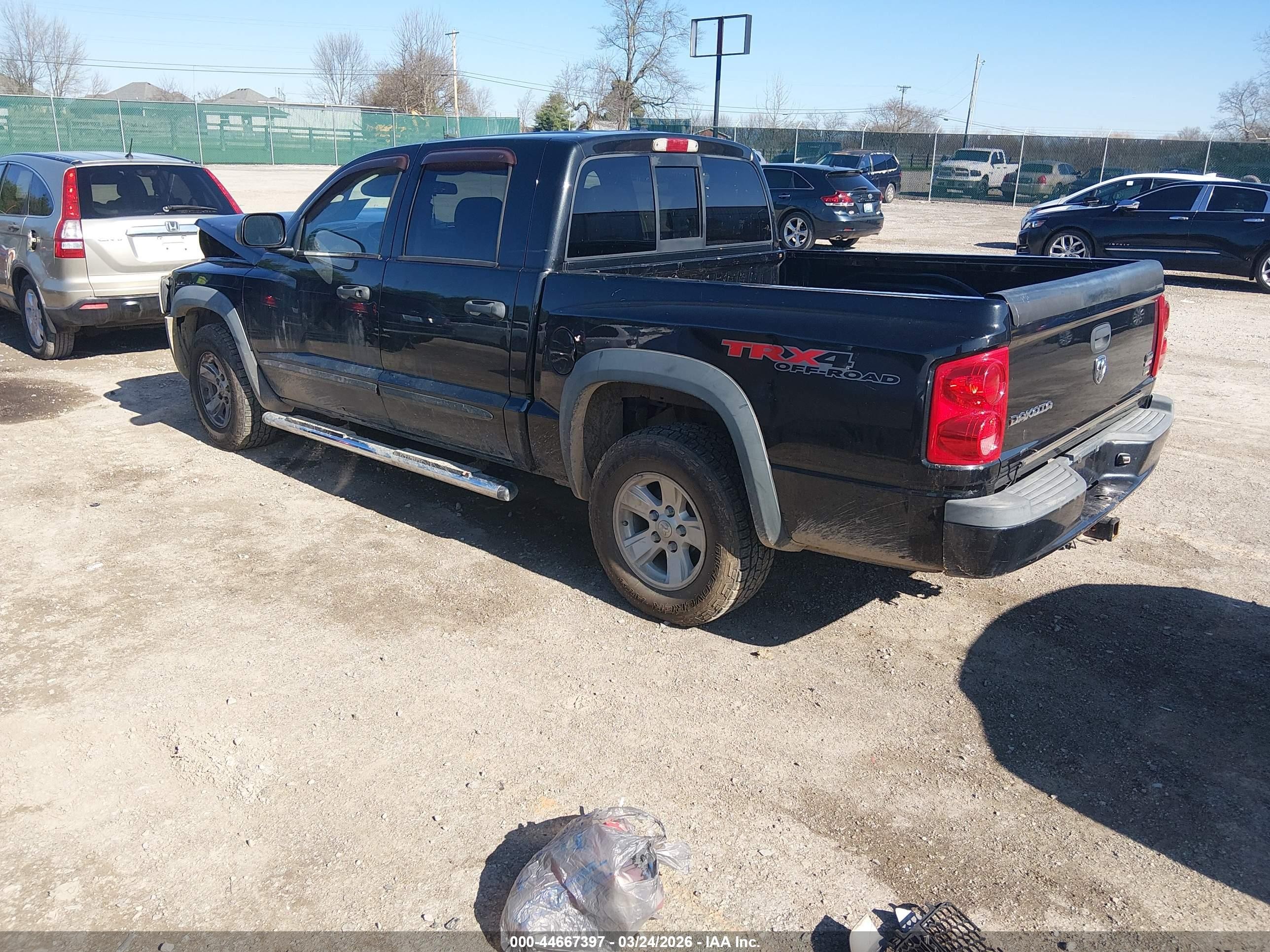 2008 Dodge Dakota Trx Black vin: 1D7HW78N28S559226