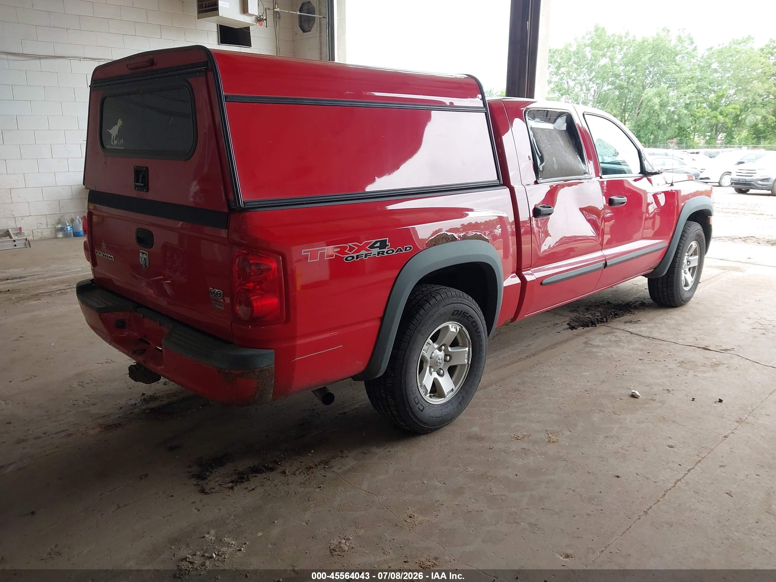 2008 Dodge Dakota Trx Красный vin: 1D7HW78N38S560188