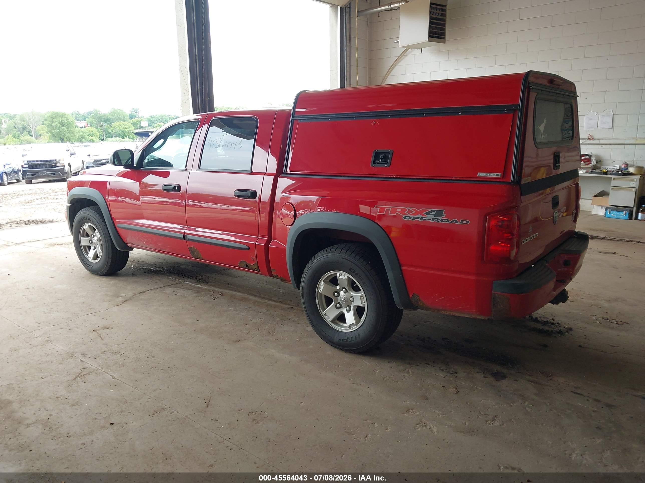 2008 Dodge Dakota Trx Красный vin: 1D7HW78N38S560188