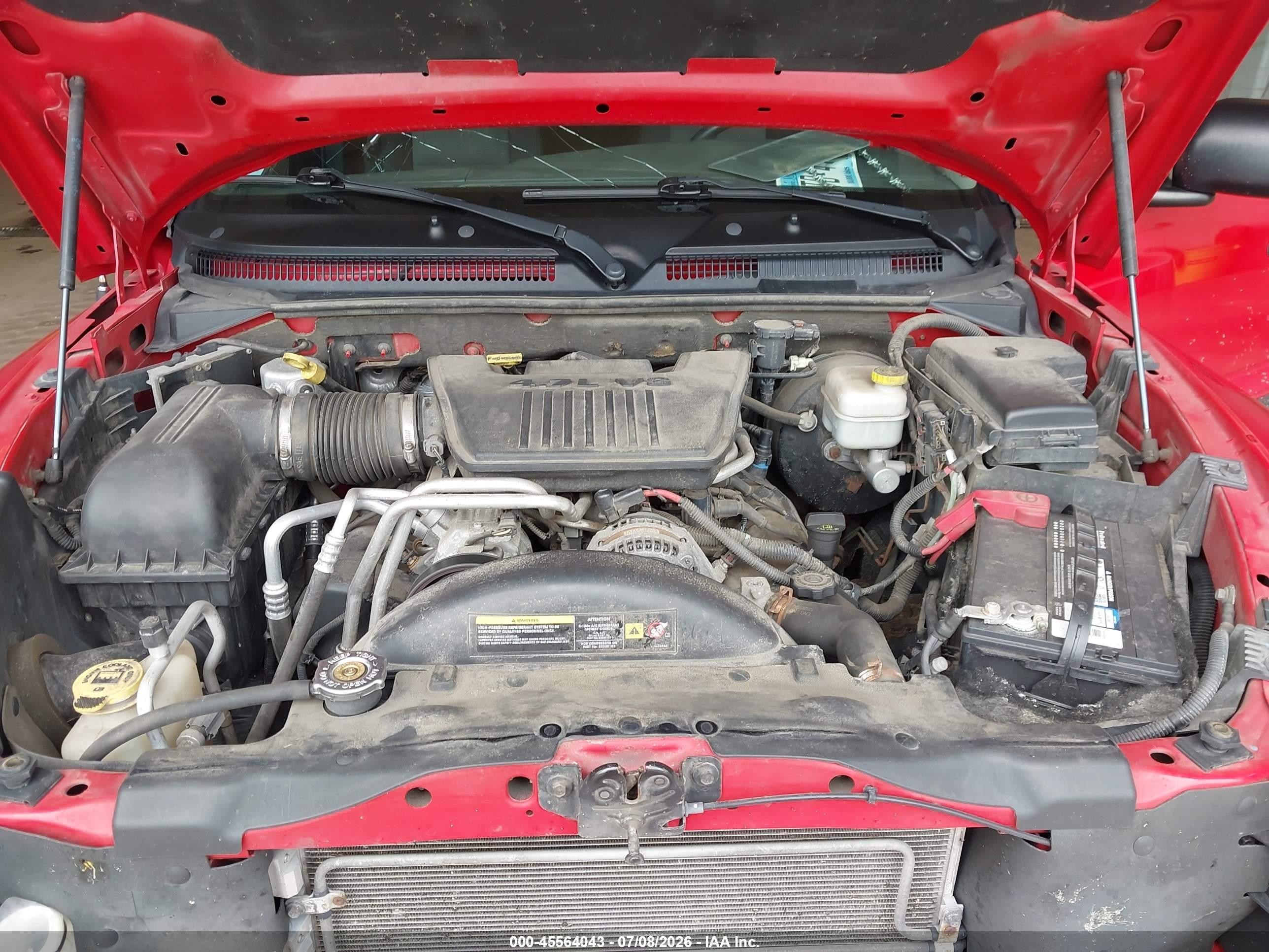 2008 Dodge Dakota Trx Красный vin: 1D7HW78N38S560188