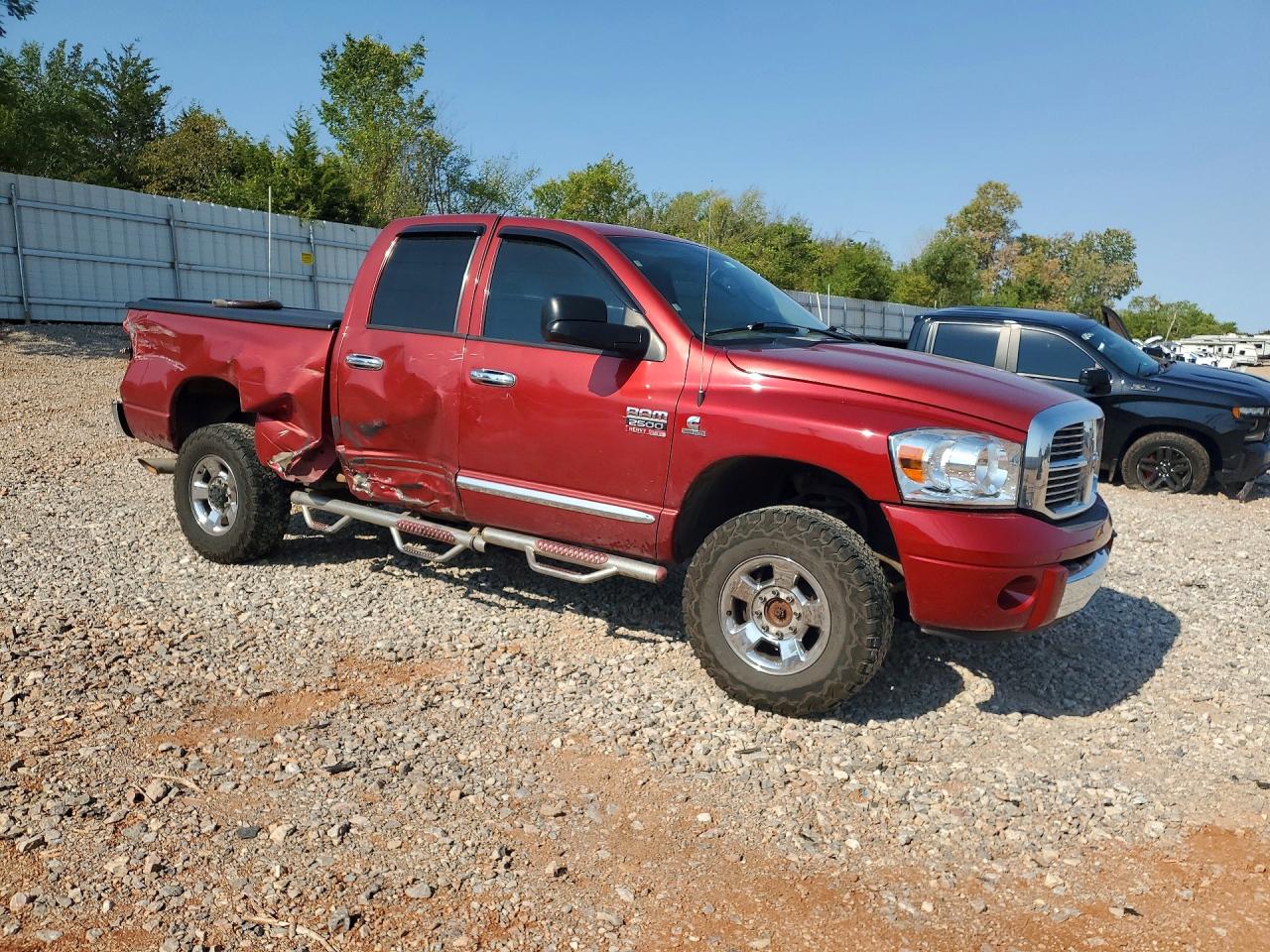2007 Dodge Ram 2500 St Burgundy vin: 1D7KS28AX7J604774
