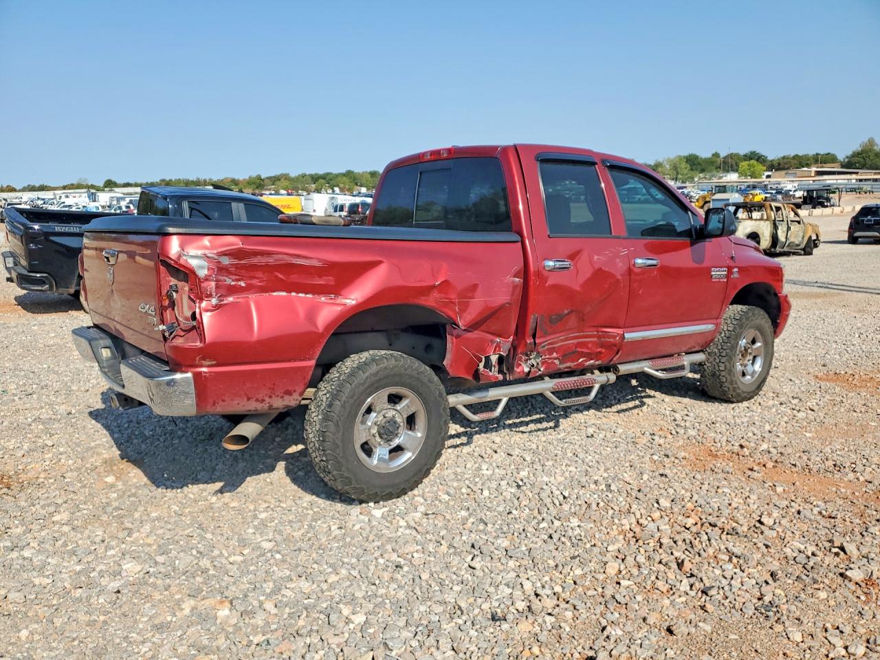 2007 Dodge Ram 2500 St Burgundy vin: 1D7KS28AX7J604774