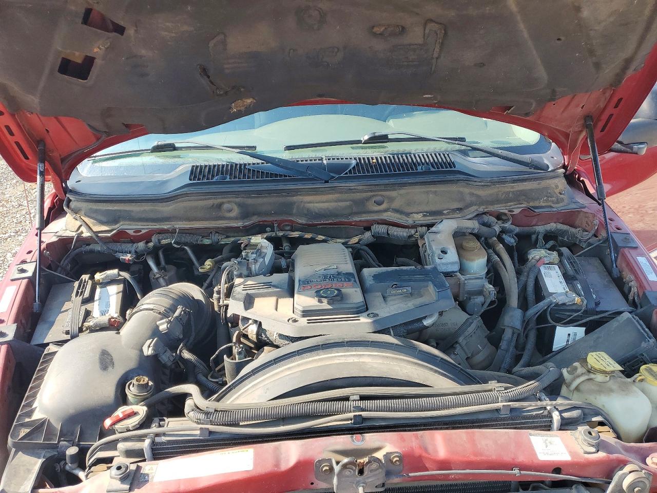 2007 Dodge Ram 2500 St Burgundy vin: 1D7KS28AX7J604774