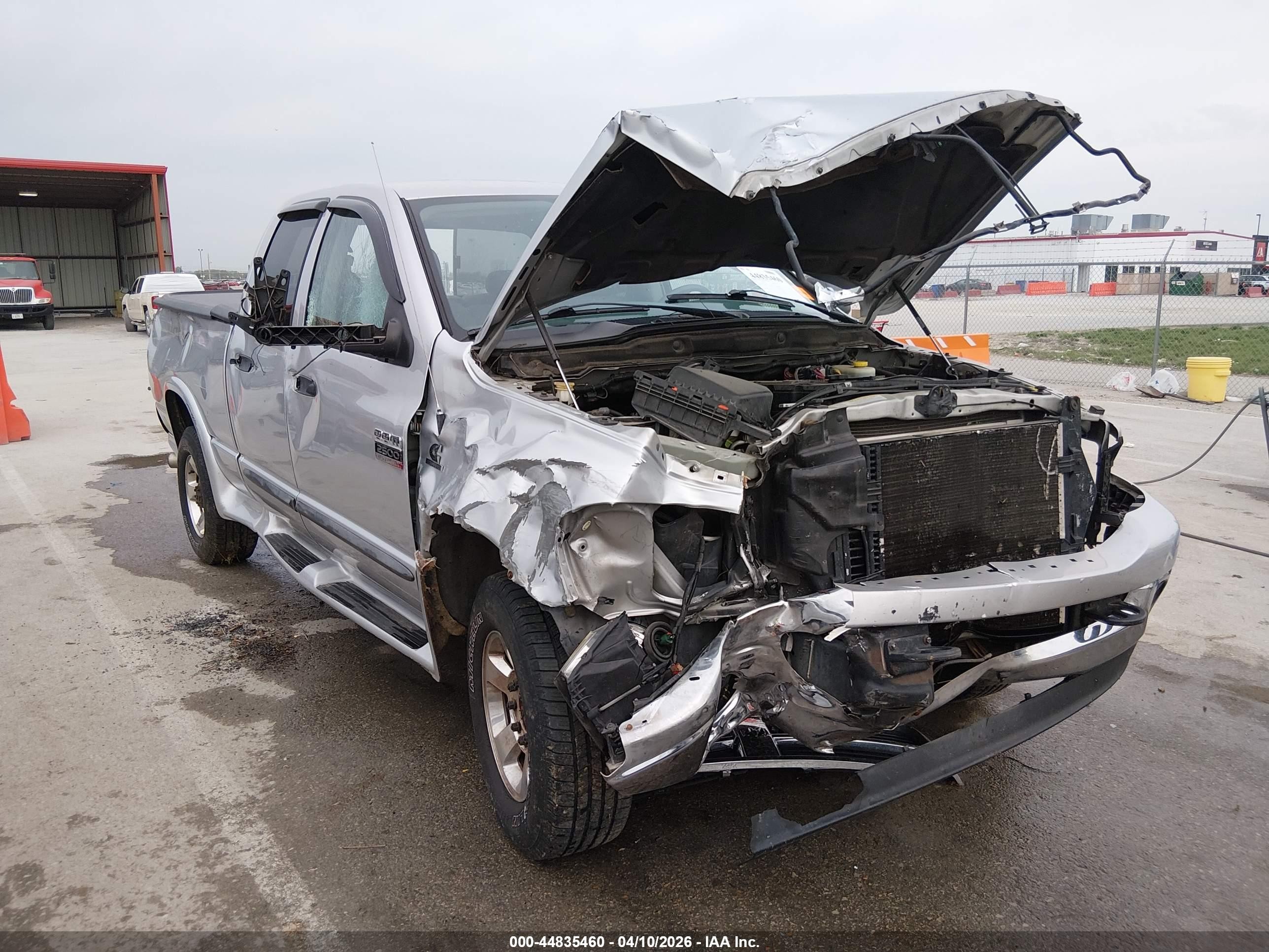 2007 Dodge Ram 2500 Slt/trx4 Off Road/sport/power Wagon Silver vin: 1D7KS28C07J534915