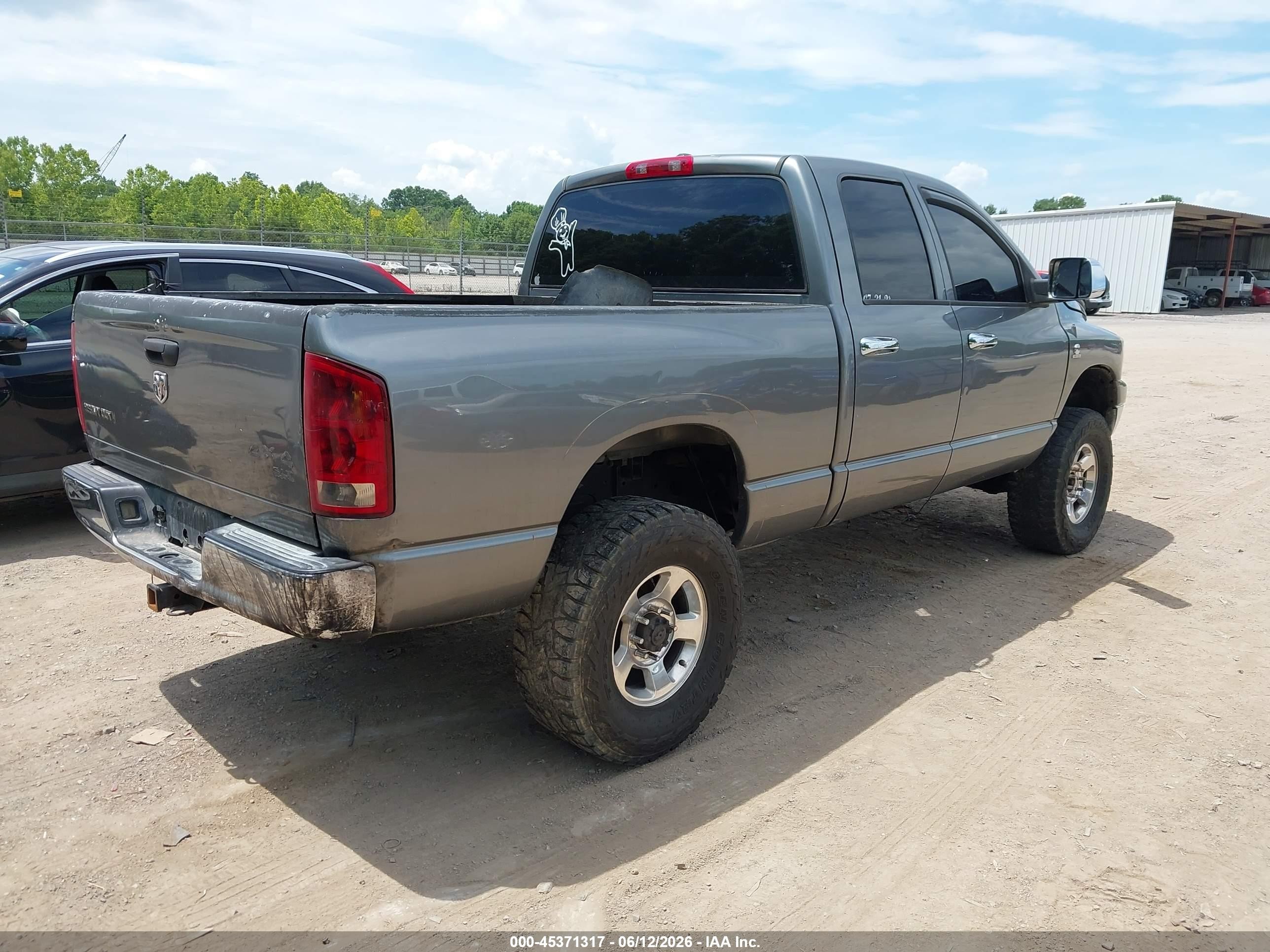 2006 Dodge Ram 2500 Slt/trx4 Off Road/sport/power Wagon Gray vin: 1D7KS28C16J134859