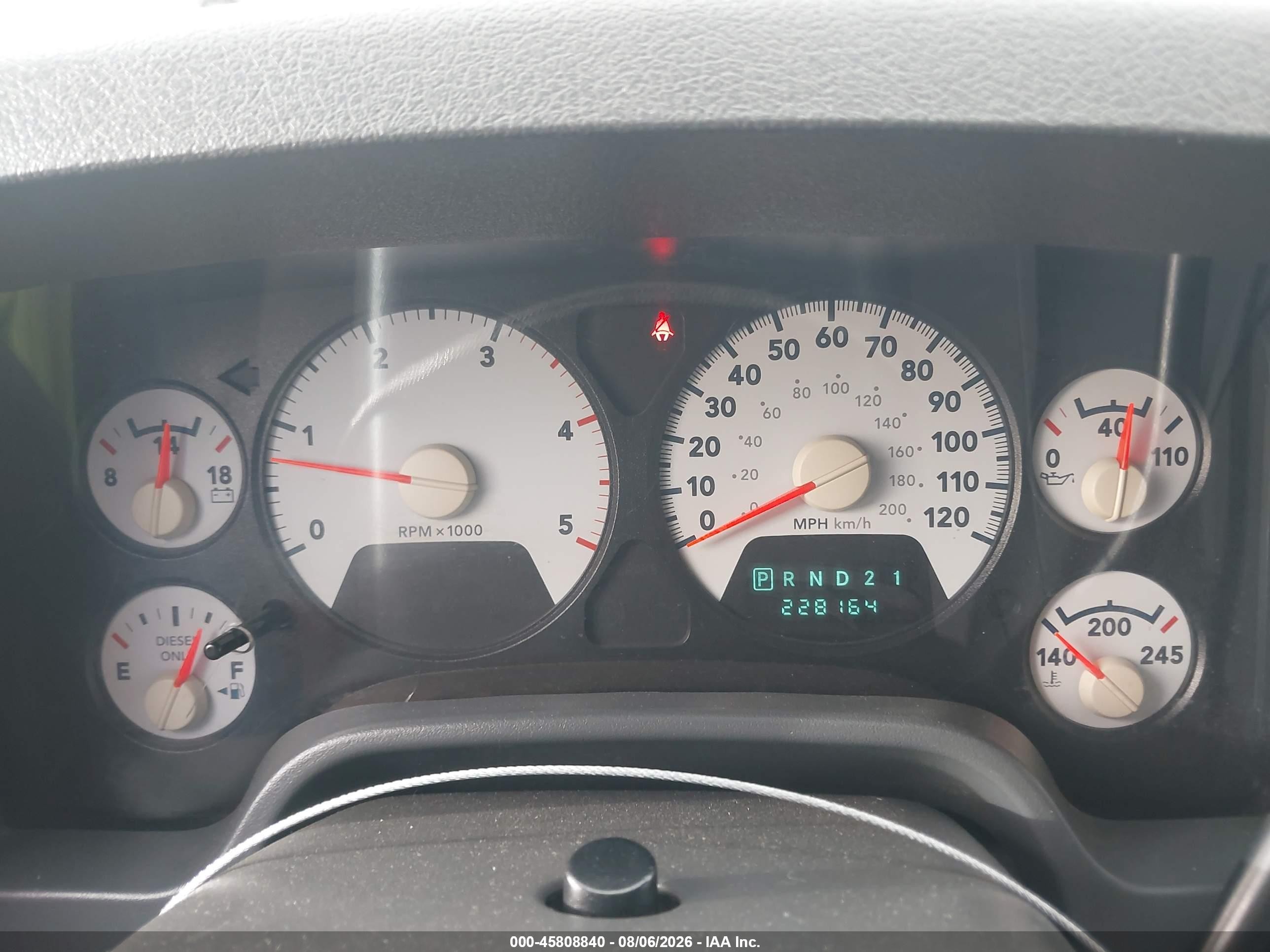 2007 Dodge Ram 2500 Slt/trx4 Off Road/sport/power Wagon White vin: 1D7KS28C17J559063
