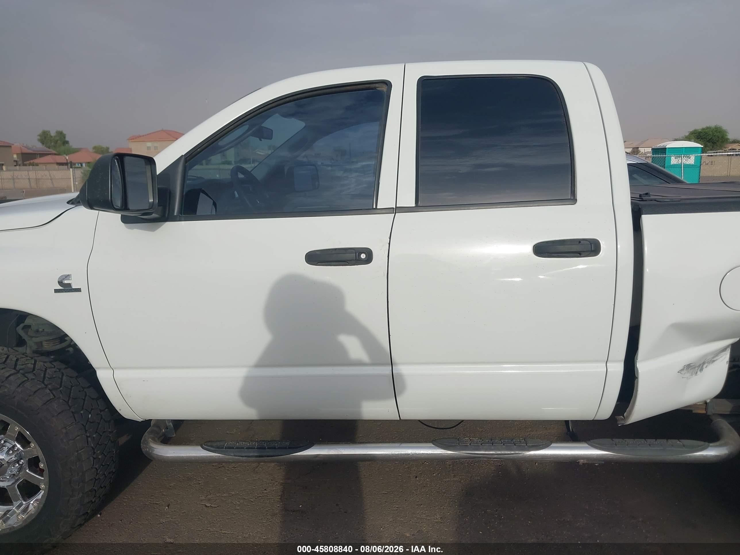 2007 Dodge Ram 2500 Slt/trx4 Off Road/sport/power Wagon White vin: 1D7KS28C17J559063