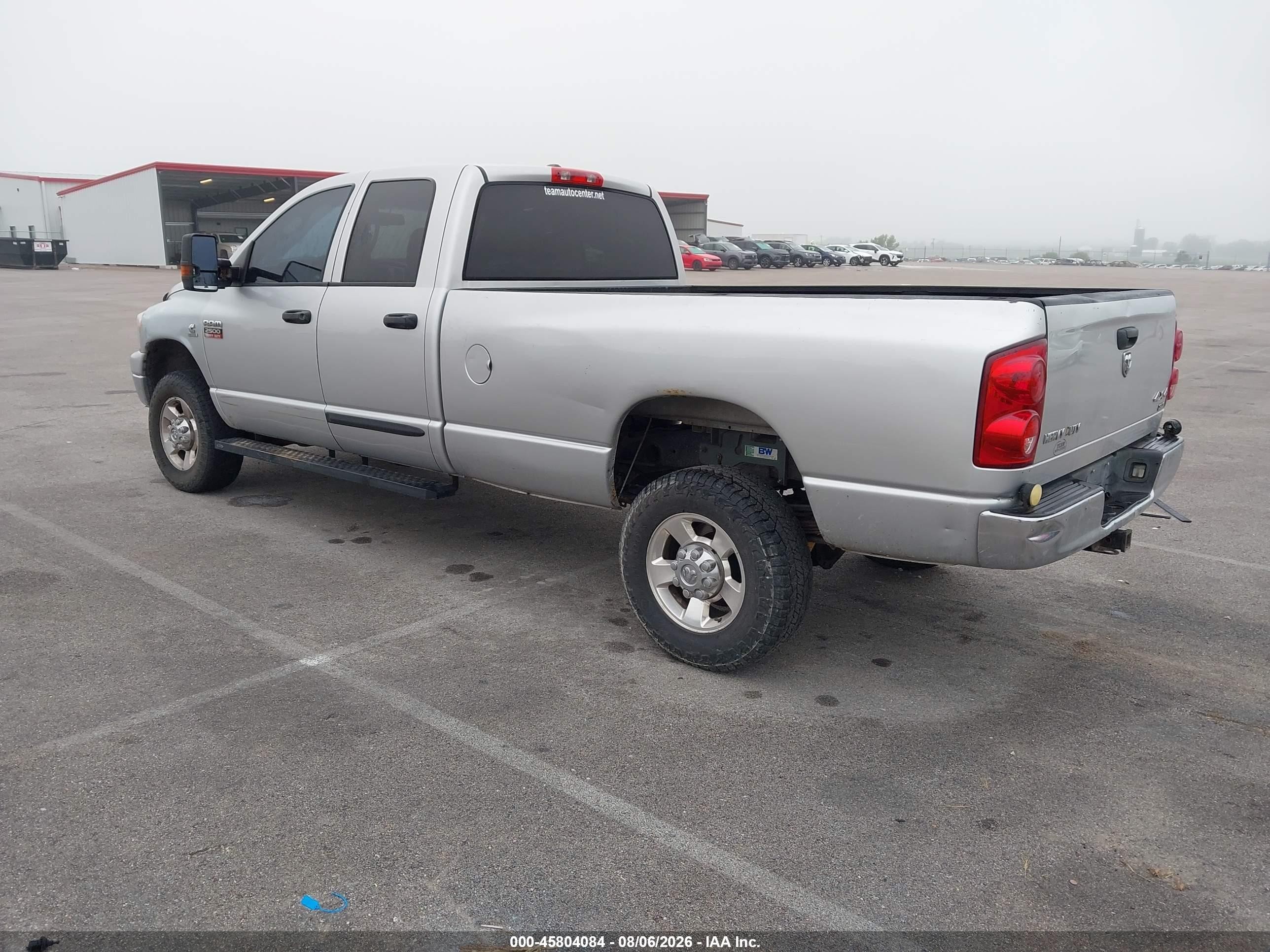 2007 Dodge Ram 2500 Slt/sport Silver vin: 1D7KS28C37J527053