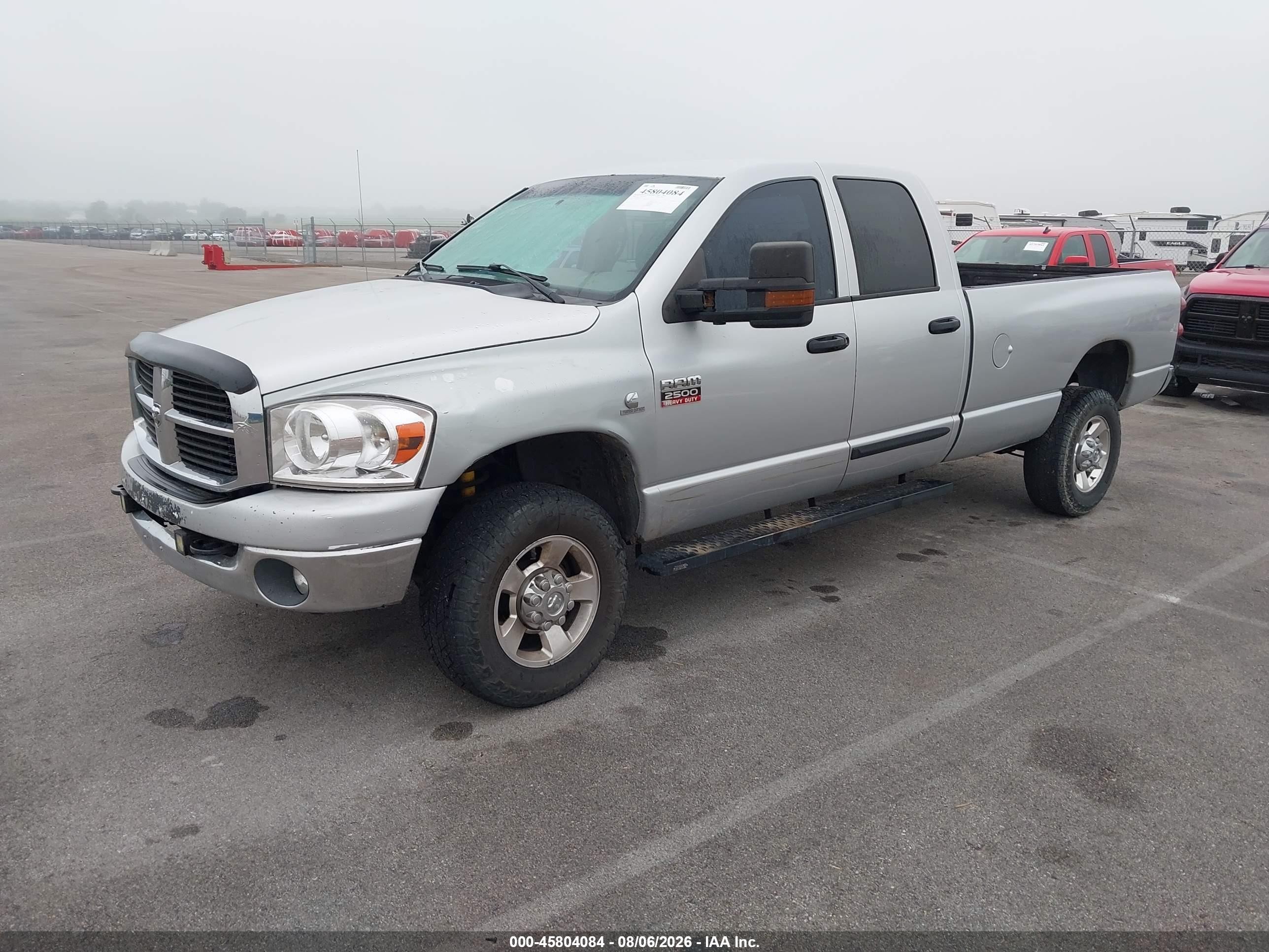 2007 Dodge Ram 2500 Slt/sport Silver vin: 1D7KS28C37J527053