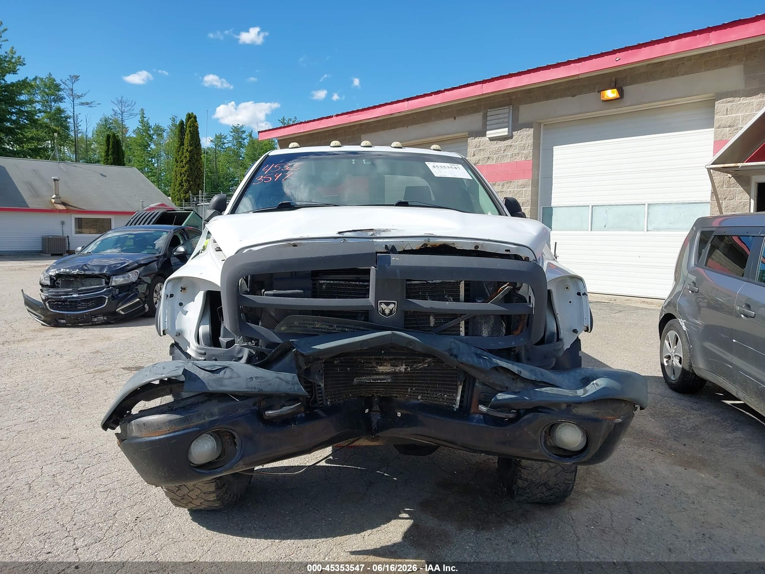 2006 Dodge Ram 2500 St White vin: 1D7KS28C46J117389