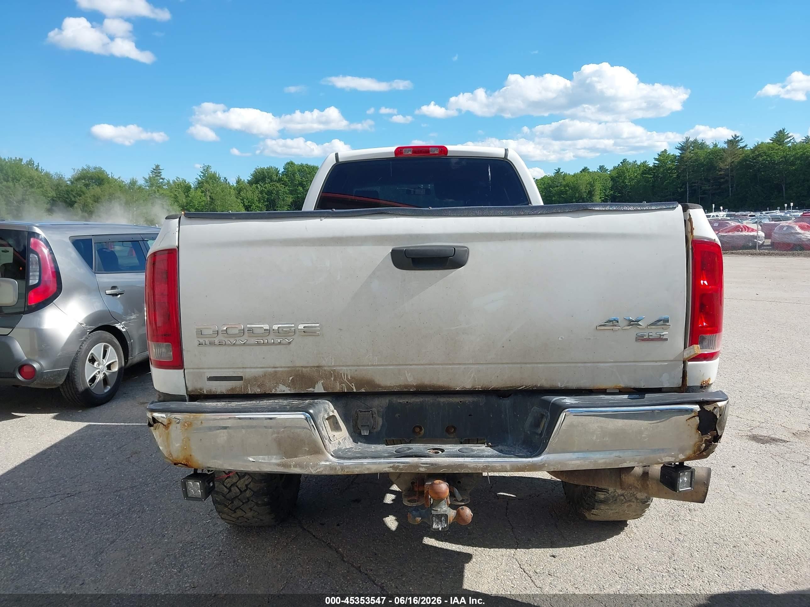 2006 Dodge Ram 2500 St White vin: 1D7KS28C46J117389