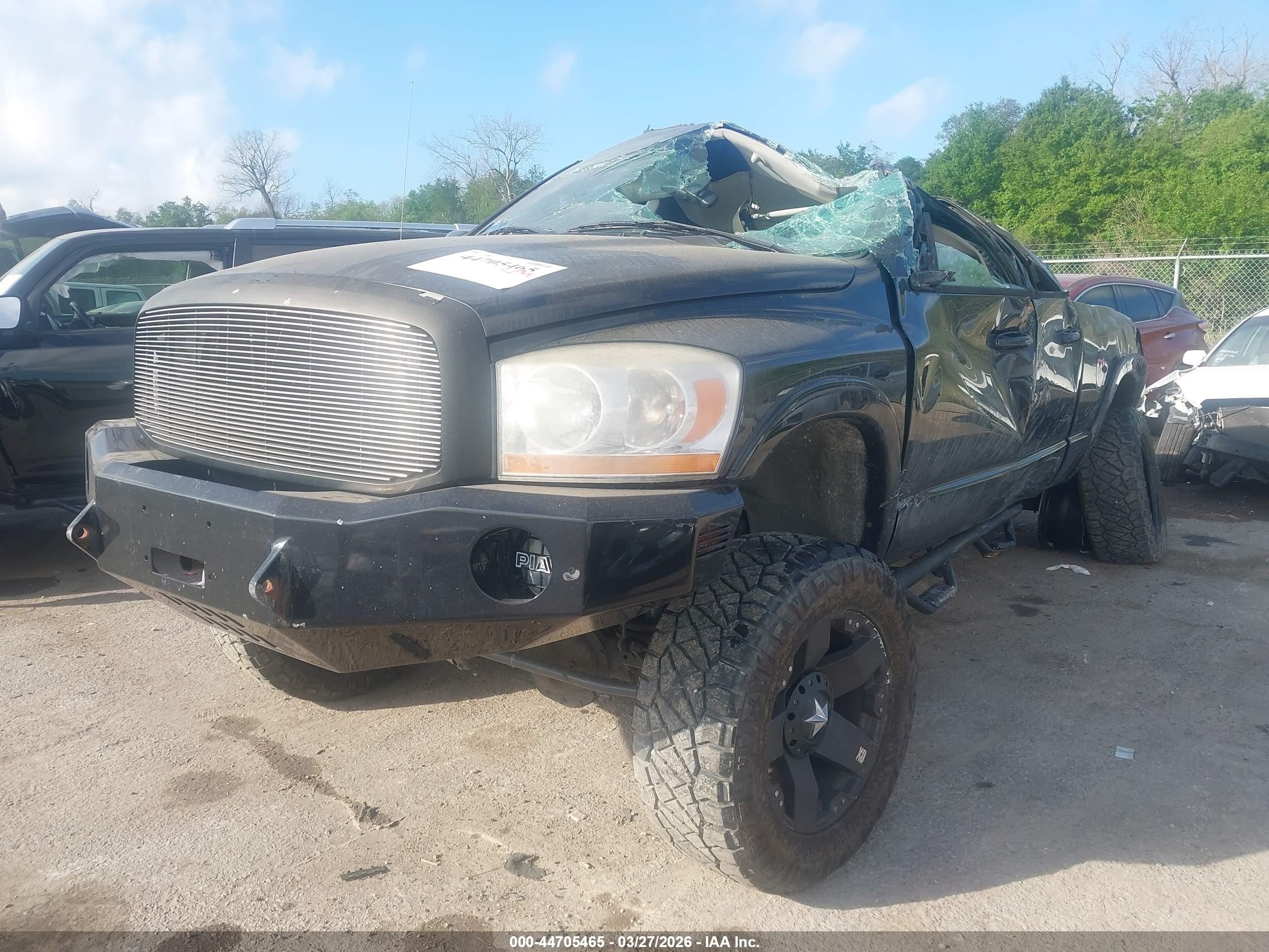 2006 Dodge Ram 2500 Laramie Черный vin: 1D7KS28C56J225083