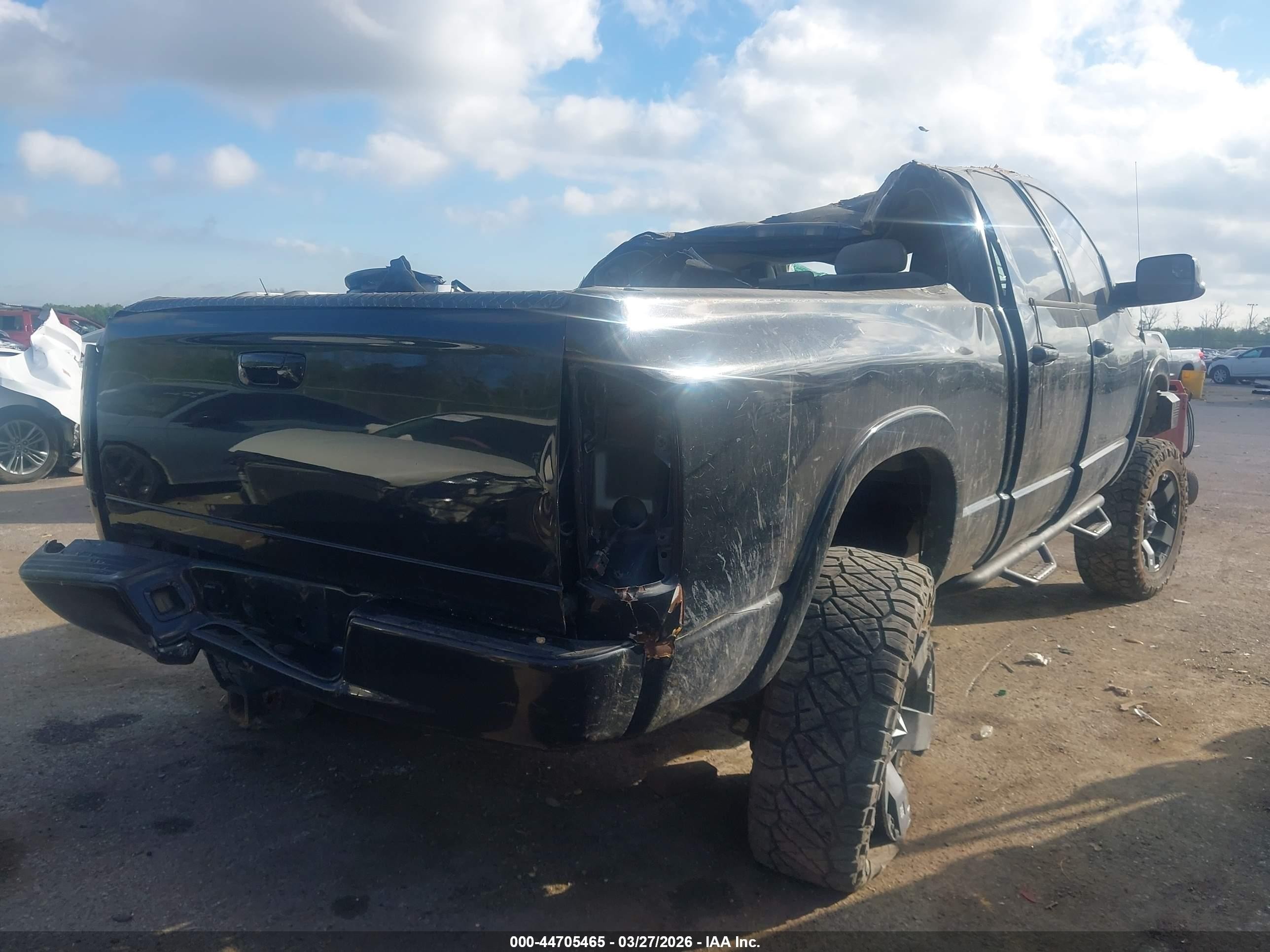 2006 Dodge Ram 2500 Laramie Черный vin: 1D7KS28C56J225083