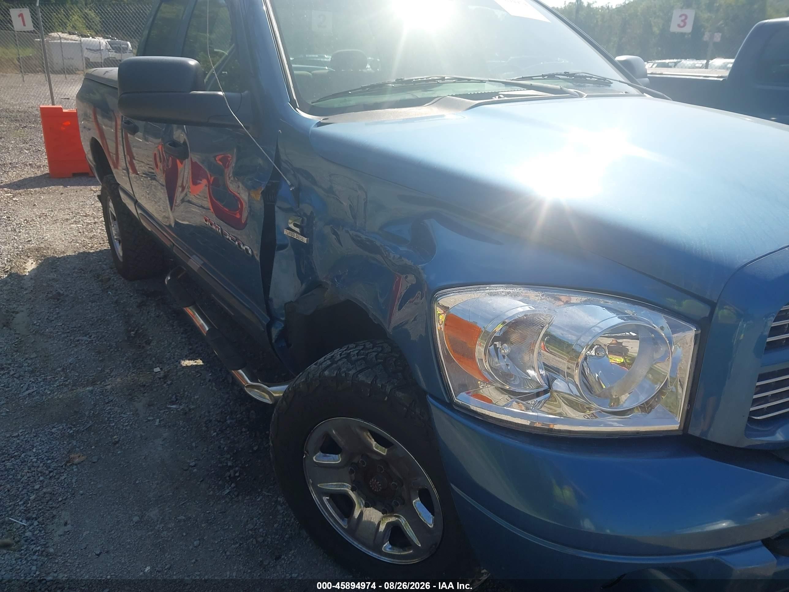 2006 Dodge Ram 2500 Slt/trx4 Off Road/sport/power Wagon Blue vin: 1D7KS28C56J241106