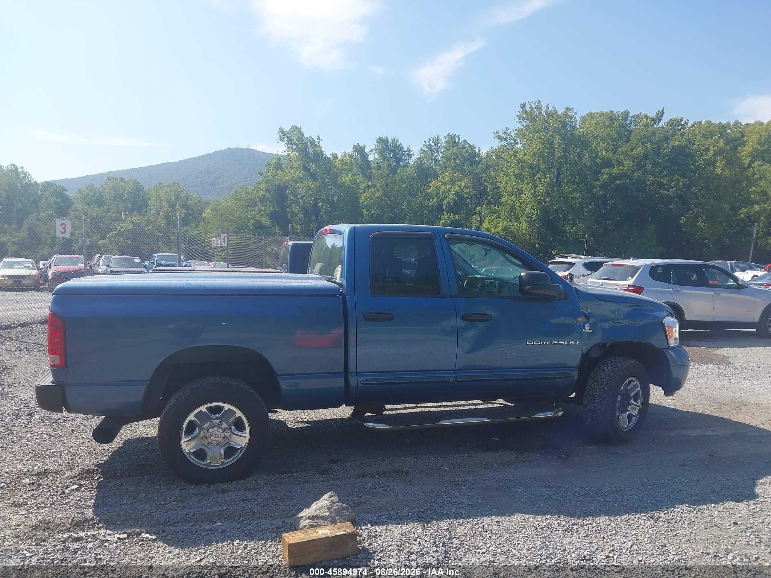 2006 Dodge Ram 2500 Slt/trx4 Off Road/sport/power Wagon Blue vin: 1D7KS28C56J241106