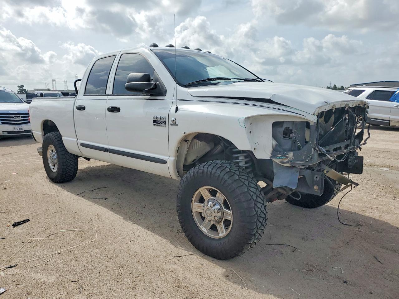 2007 Dodge Ram 2500 St White vin: 1D7KS28C57J508682