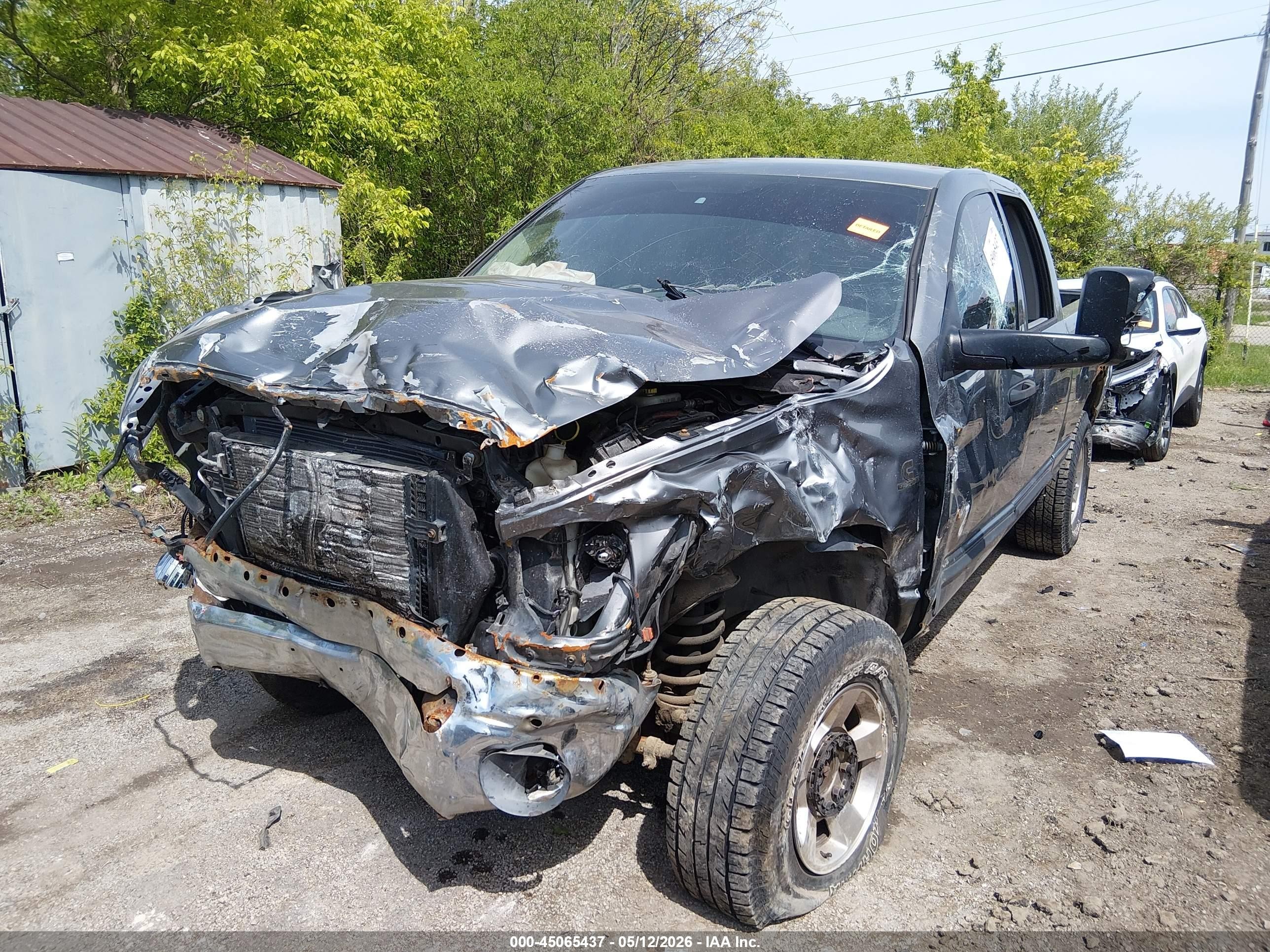 2007 Dodge Ram 2500 Slt/trx4 Off Road/sport/power Wagon Gray vin: 1D7KS28C57J526681