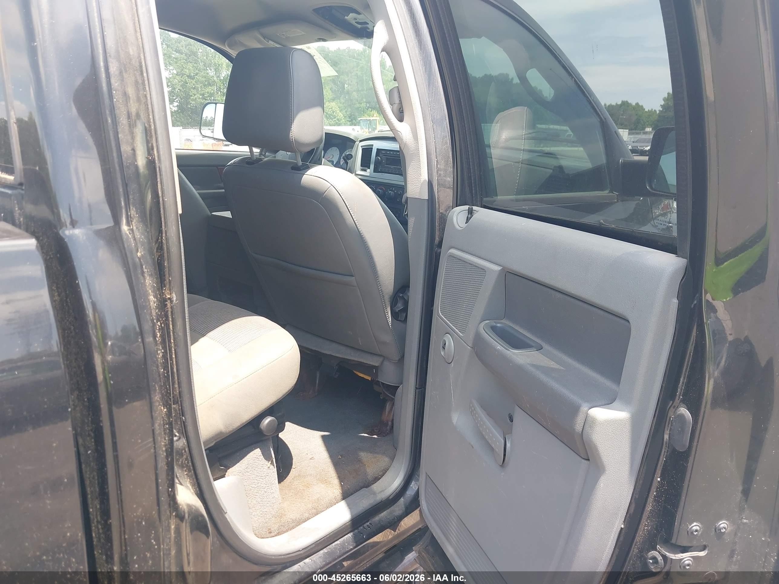 2006 Dodge Ram 2500 Slt/trx4 Off Road/sport/power Wagon Black vin: 1D7KS28C76J138897