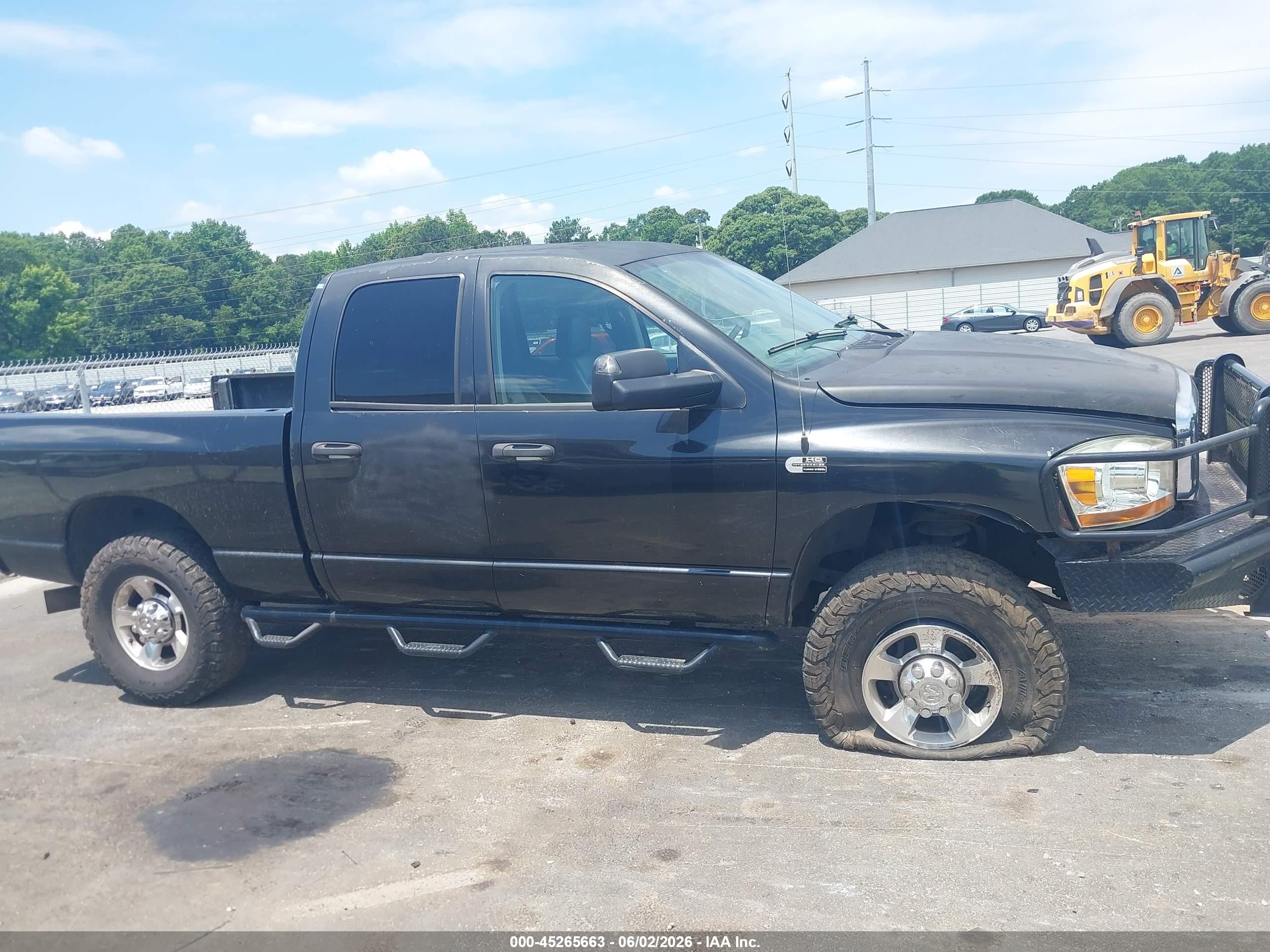 2006 Dodge Ram 2500 Slt/trx4 Off Road/sport/power Wagon Black vin: 1D7KS28C76J138897