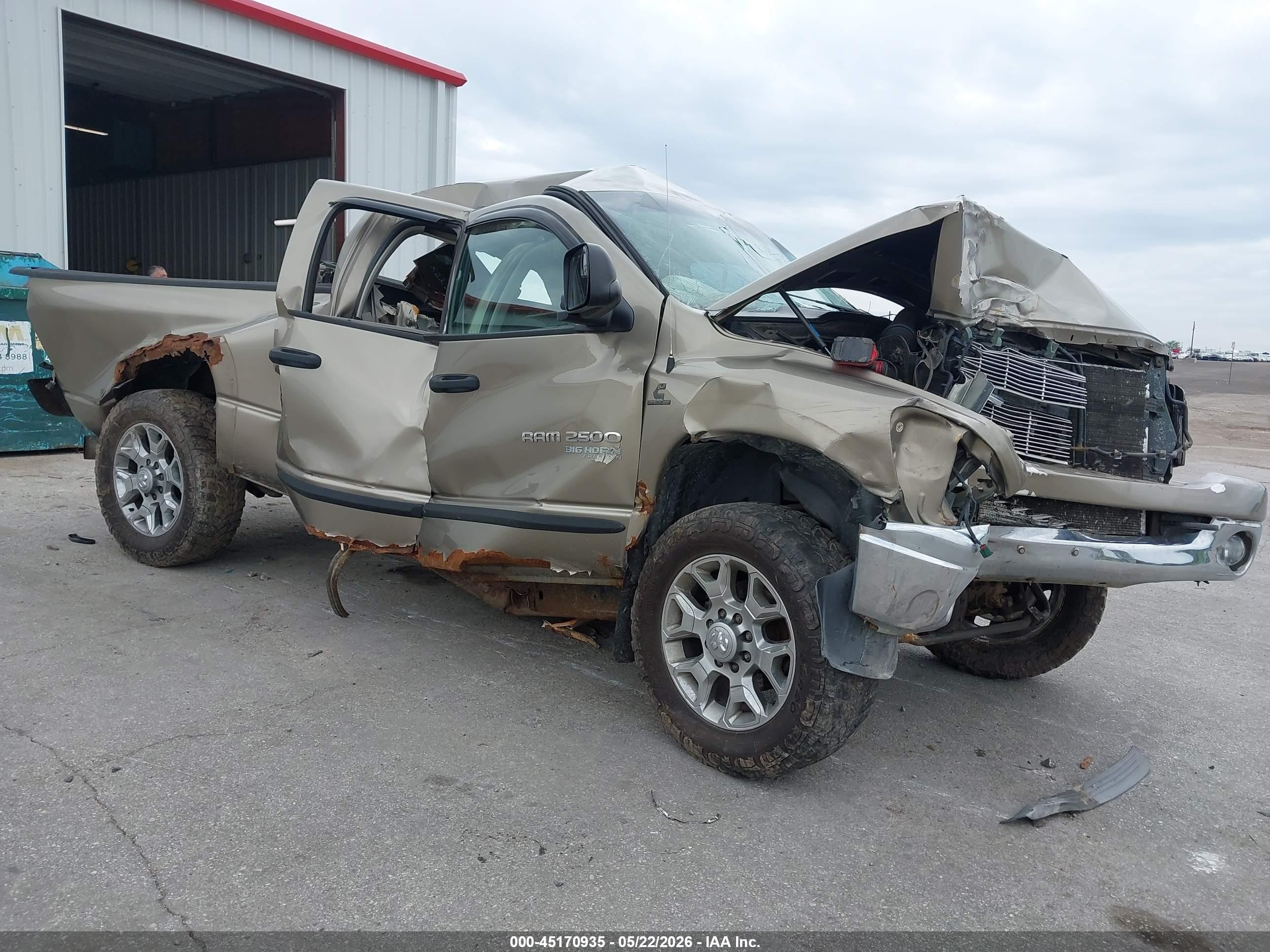 2006 Dodge Ram 2500 Slt/trx4 Off Road/sport/power Wagon Tan vin: 1D7KS28C86J164473