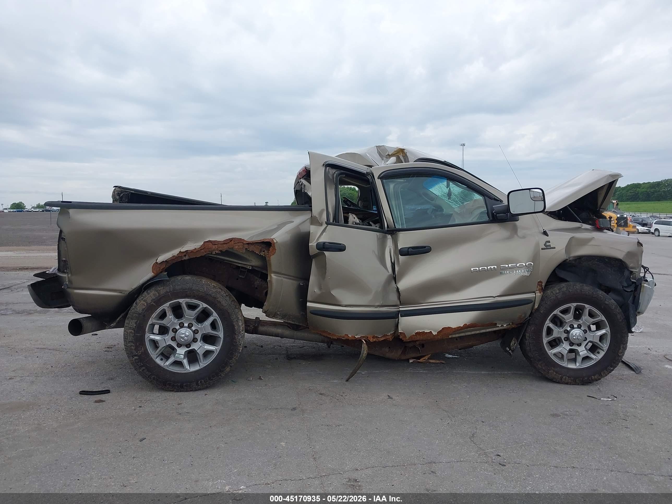 2006 Dodge Ram 2500 Slt/trx4 Off Road/sport/power Wagon Tan vin: 1D7KS28C86J164473