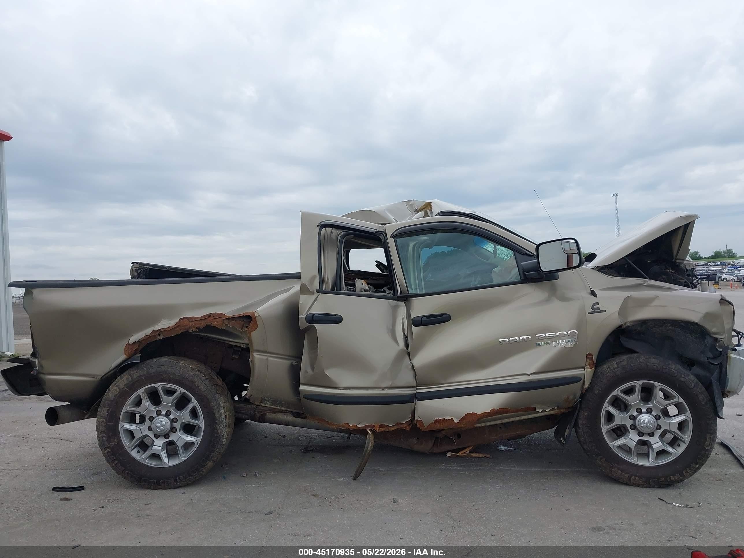 2006 Dodge Ram 2500 Slt/trx4 Off Road/sport/power Wagon Tan vin: 1D7KS28C86J164473