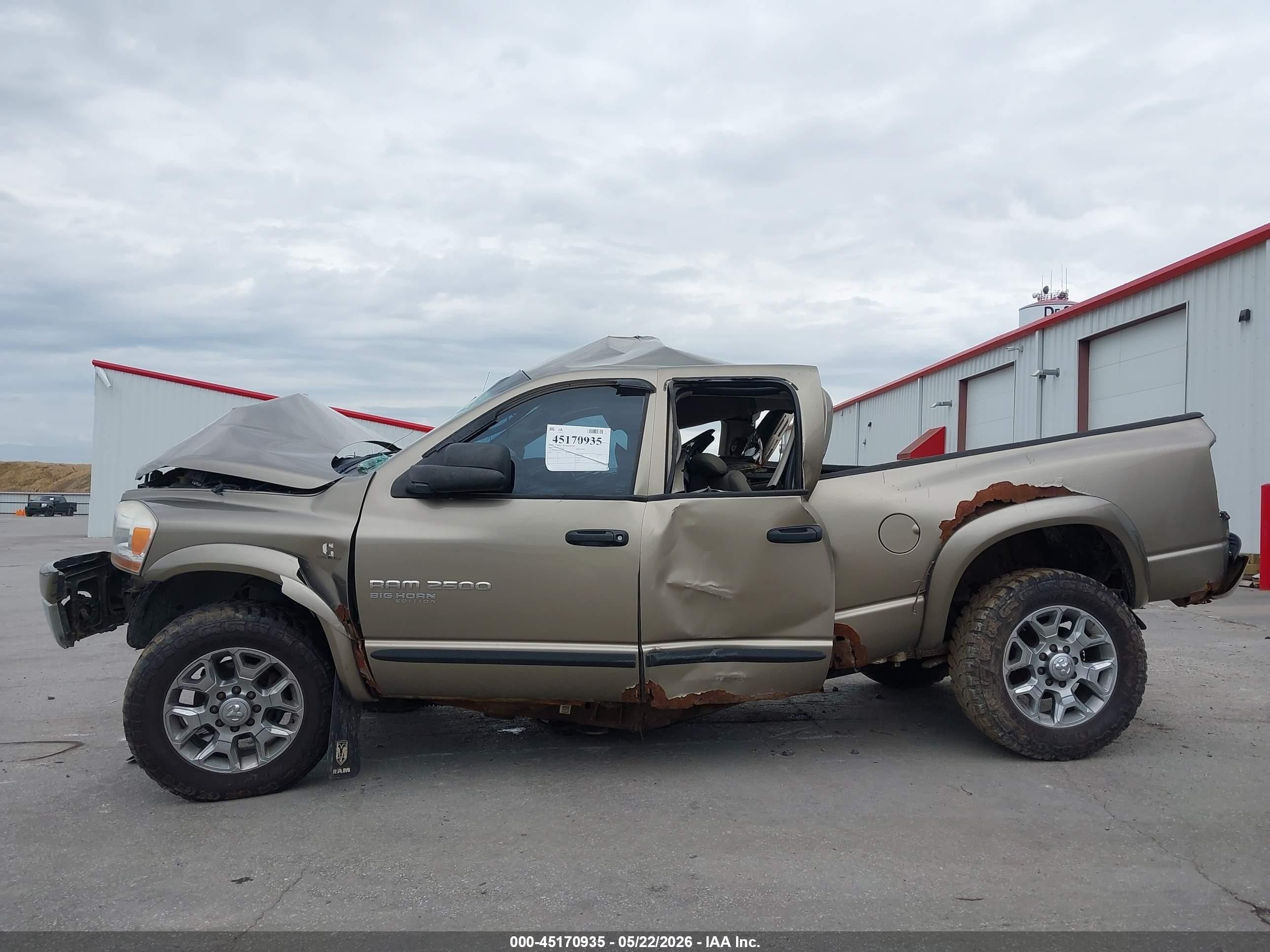 2006 Dodge Ram 2500 Slt/trx4 Off Road/sport/power Wagon Tan vin: 1D7KS28C86J164473