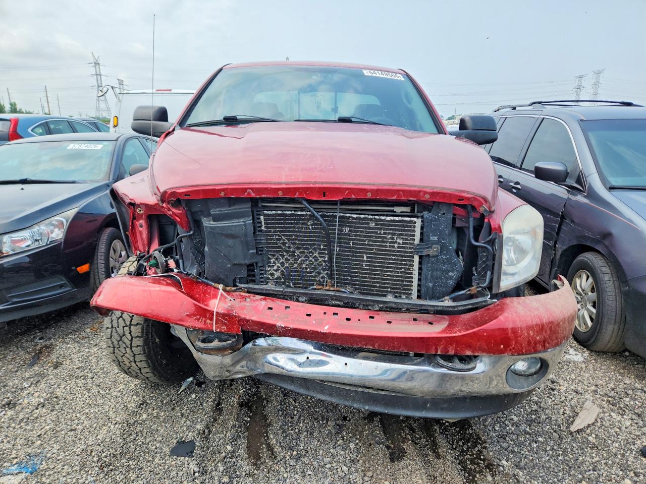 2007 Dodge Ram 2500 St Red vin: 1D7KS28C97J526425
