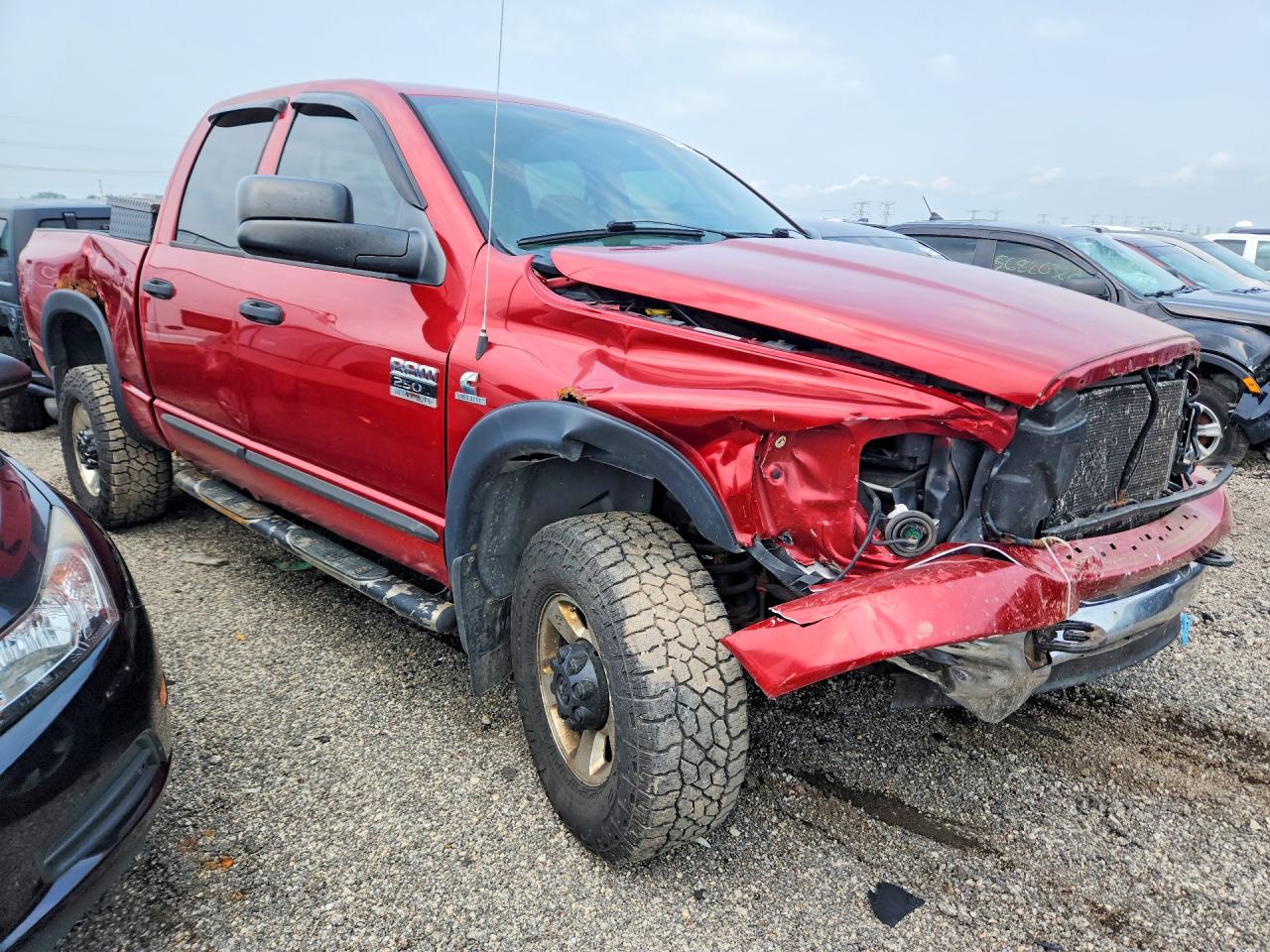 2007 Dodge Ram 2500 St Red vin: 1D7KS28C97J526425