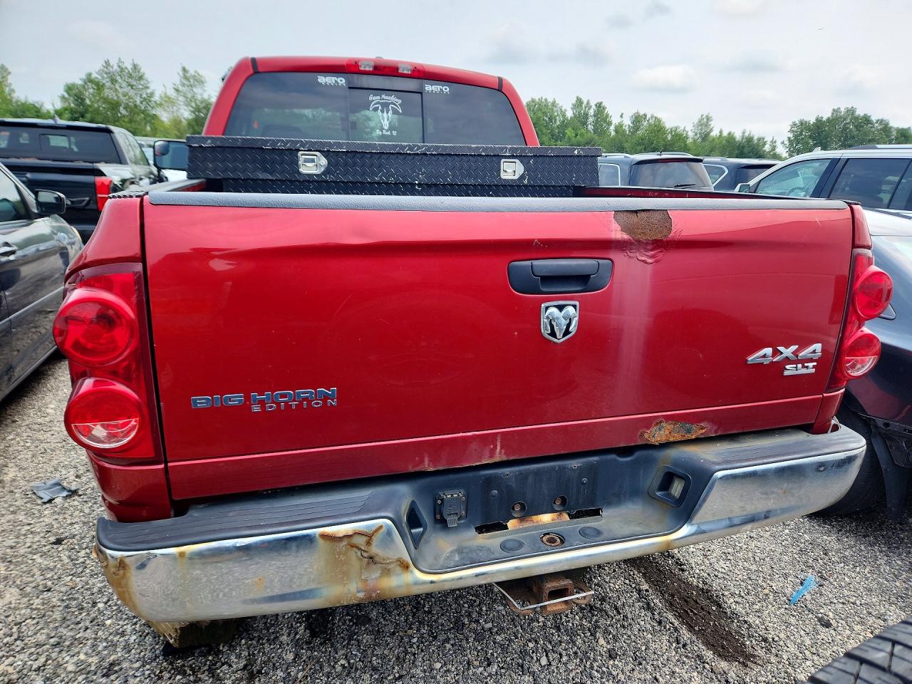 2007 Dodge Ram 2500 St Red vin: 1D7KS28C97J526425